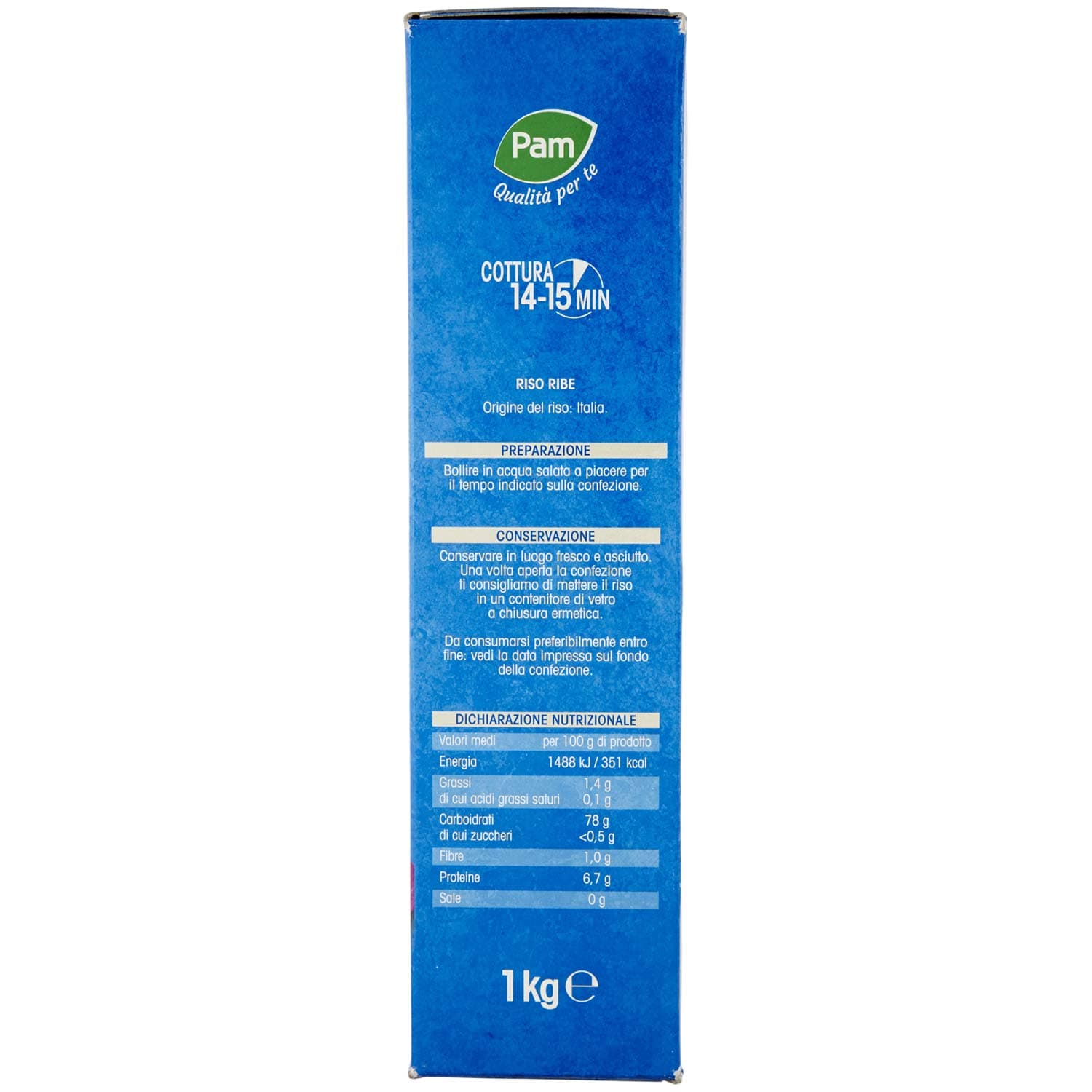 PAM Qualità per te Riso Ribe 1 kg – immagine 5