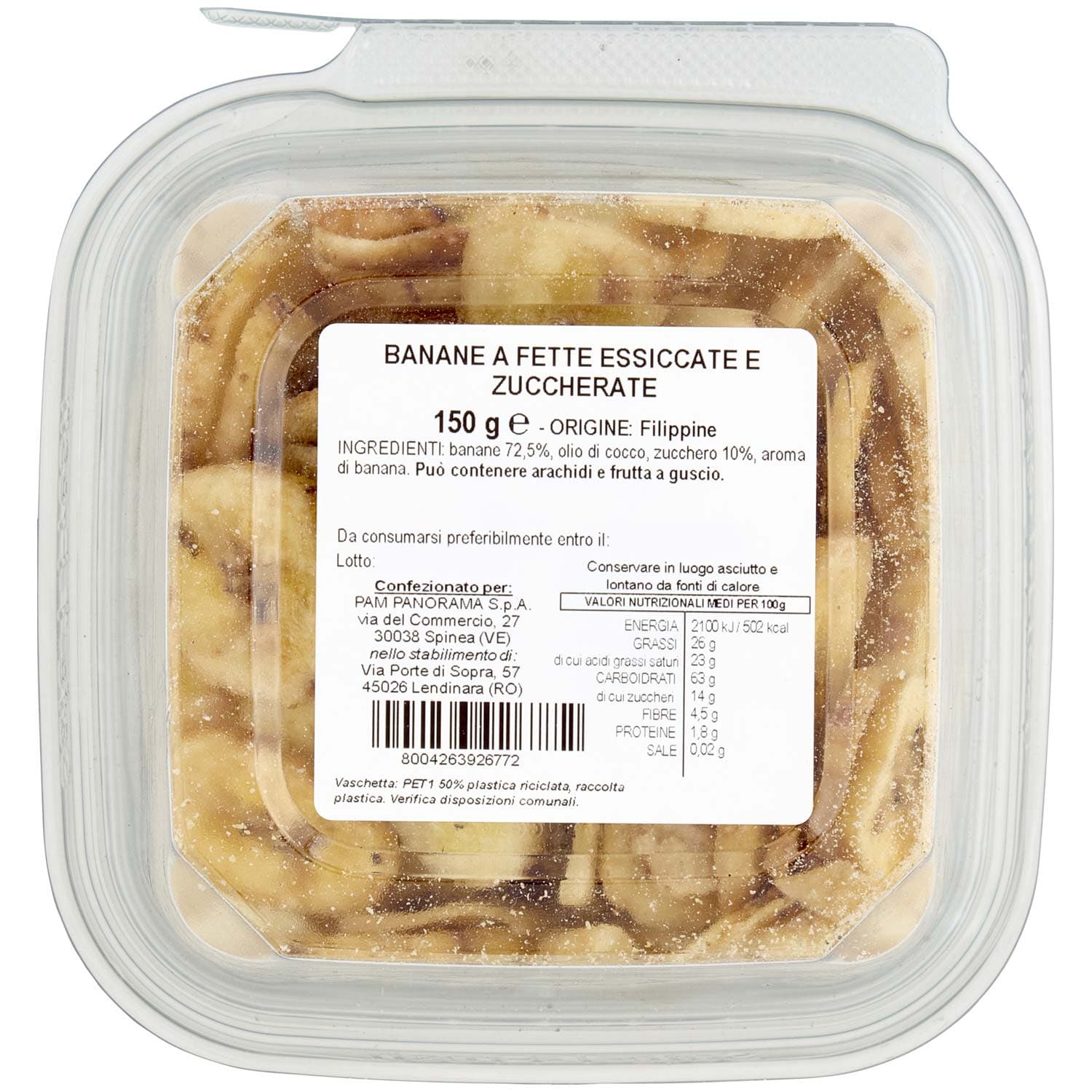 PAM Chips di Banana Croccanti 150 g – immagine 4