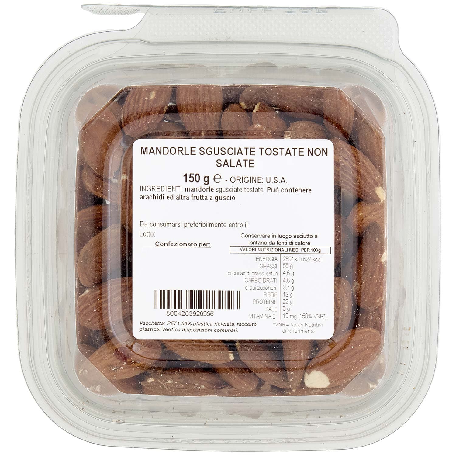 PAM Mandorle Sgusciate Tostate 150 g – immagine 4
