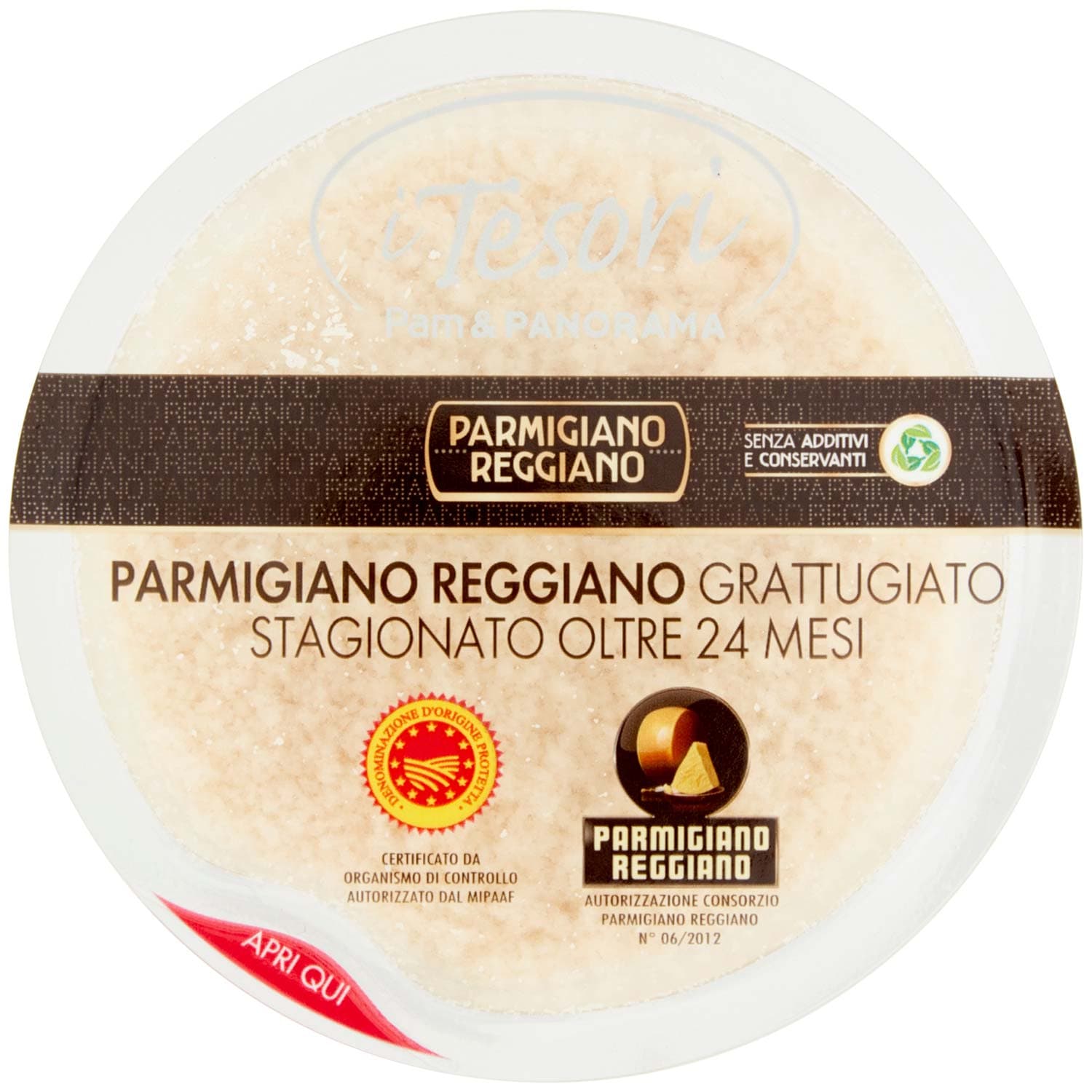 I TESORI Parmigiano Reggiano Grattugiato Stagionato Oltre 24 Mesi 100 g – immagine 2