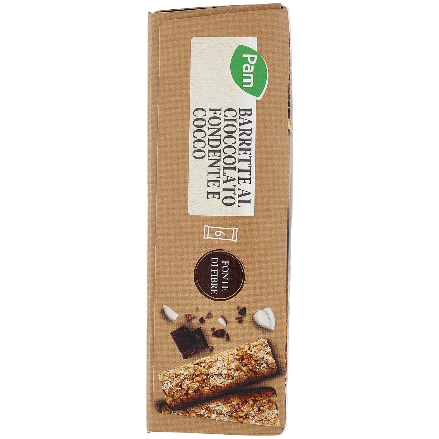 PAM Barrette al Cioccolato Fondente e Cocco 6 x 21 g – immagine 3