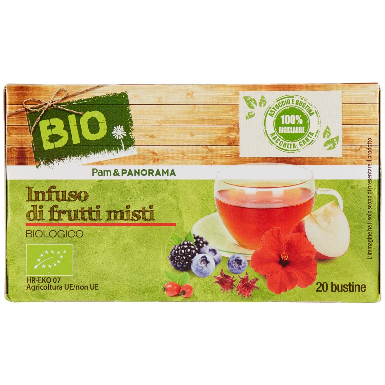 BIO Tisana di frutti misti 60g (3g x 20) – immagine 4