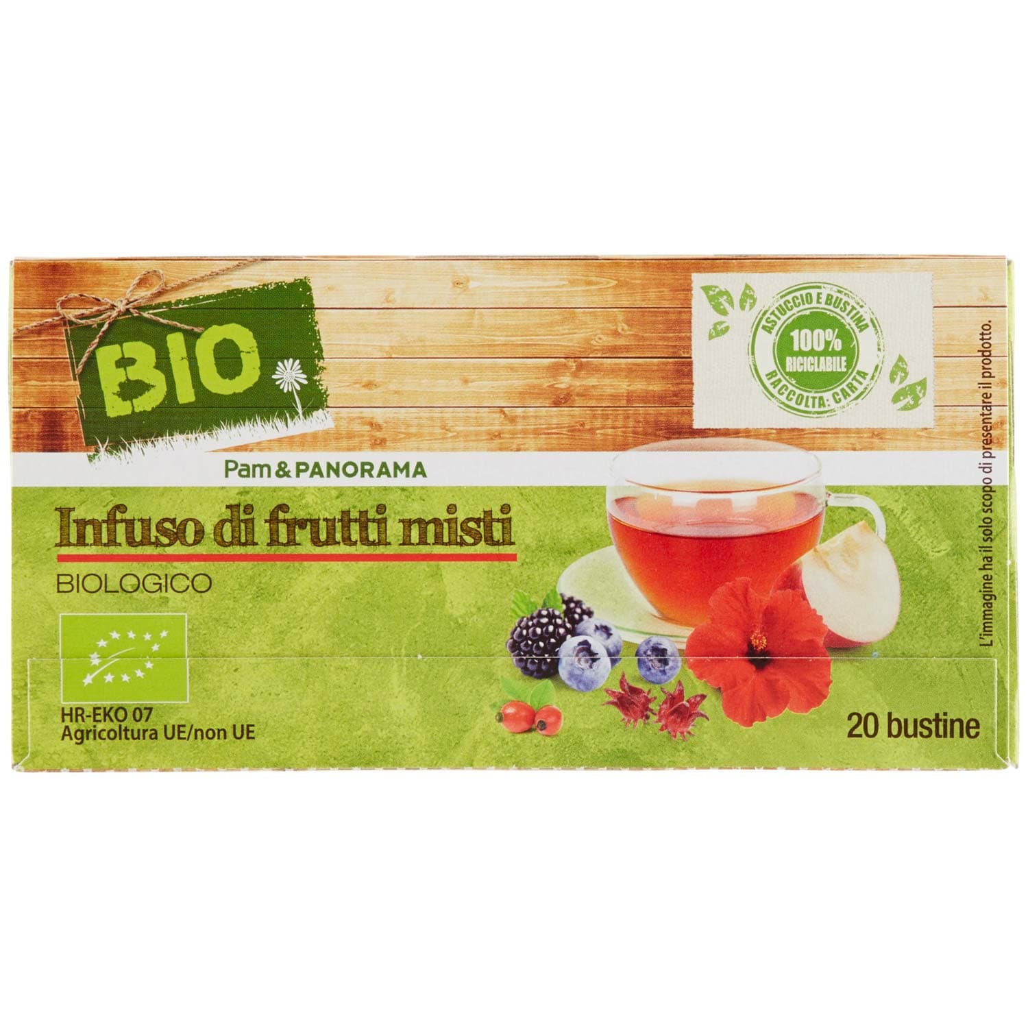 BIO Tisana di frutti misti 60g (3g x 20) – immagine 6