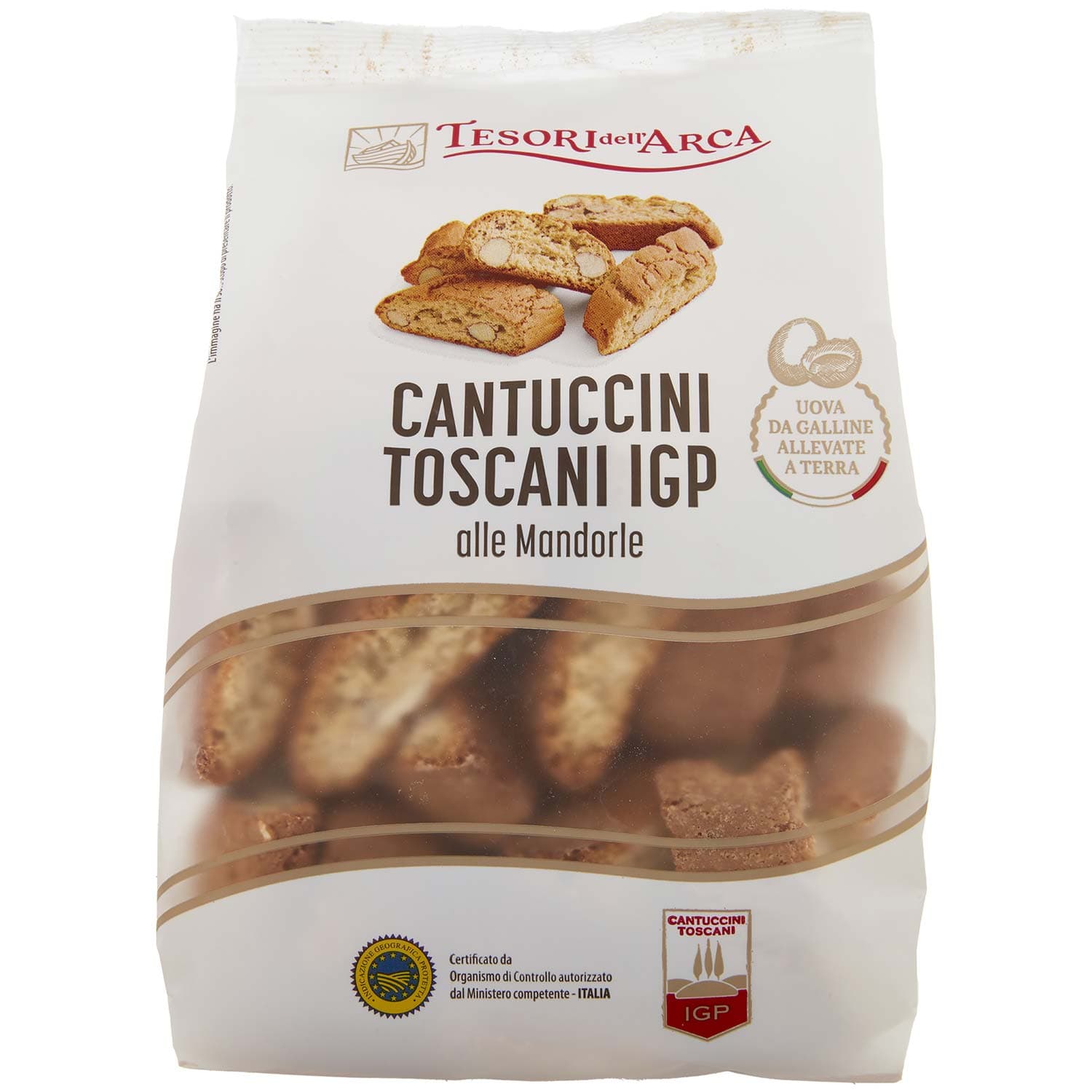 TESORI DELL'ARCA Cantuccini Toscani IGP alle Mandorle 250 g – immagine 2