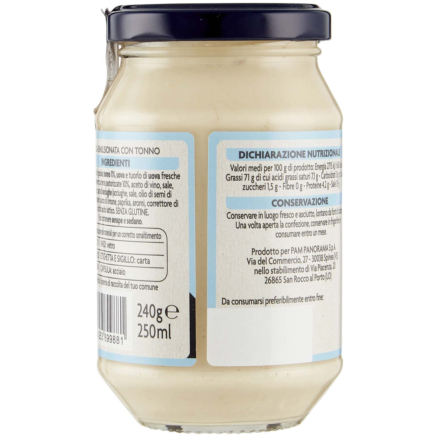 PAM Qualità per te Salsa Tonnata 250 ml – immagine 4