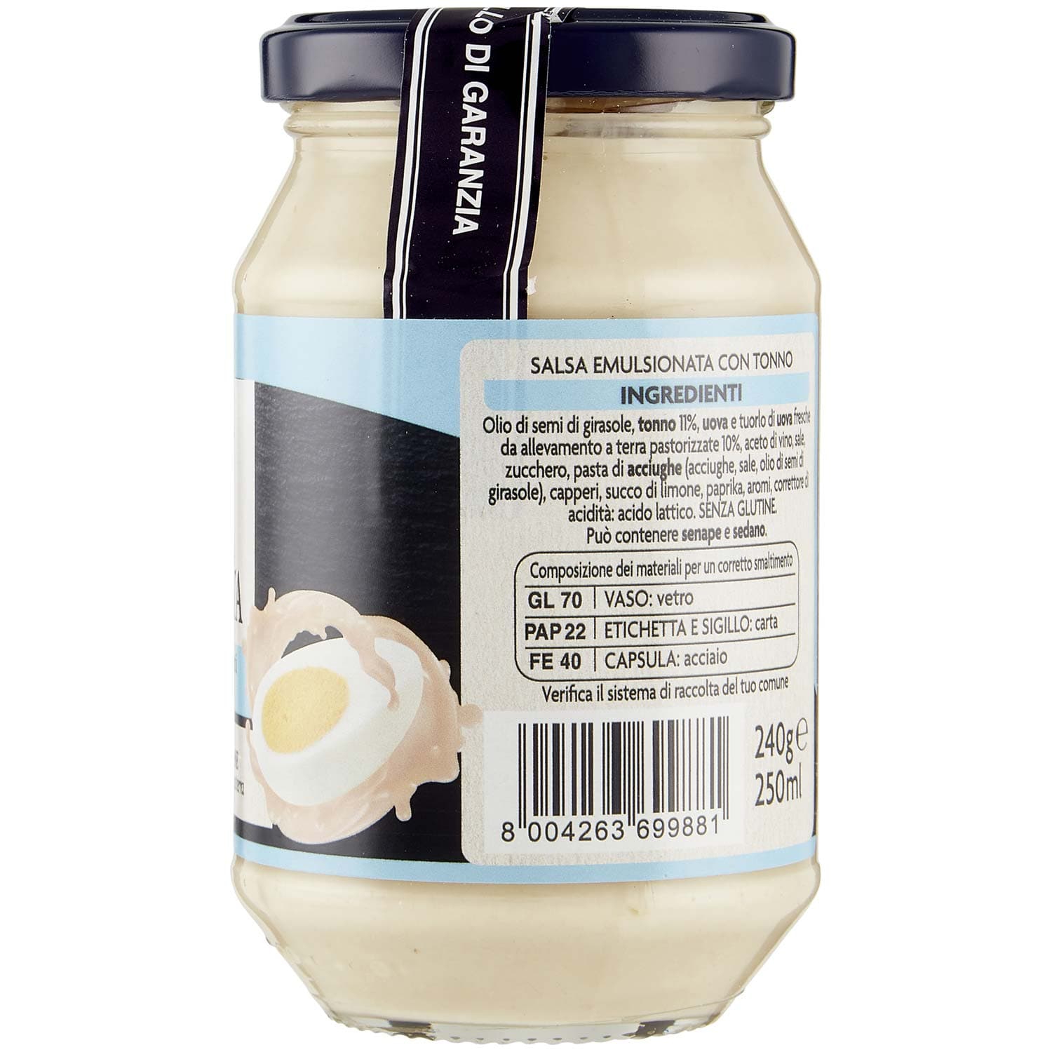 PAM Qualità per te Salsa Tonnata 250 ml – immagine 5