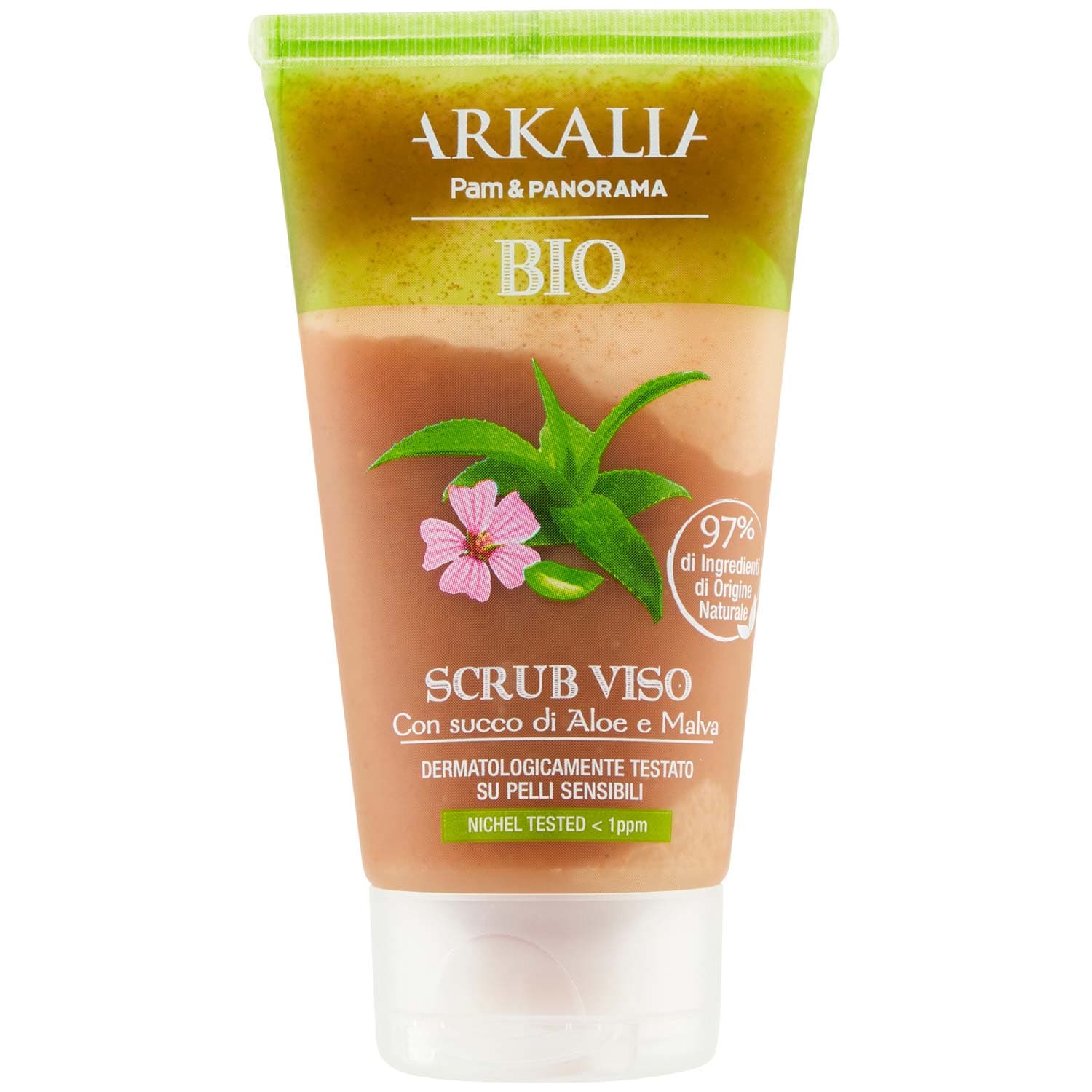 ARKALIA BIO Scrub Viso con succo di Aloe e Malva 75 ml – immagine 2