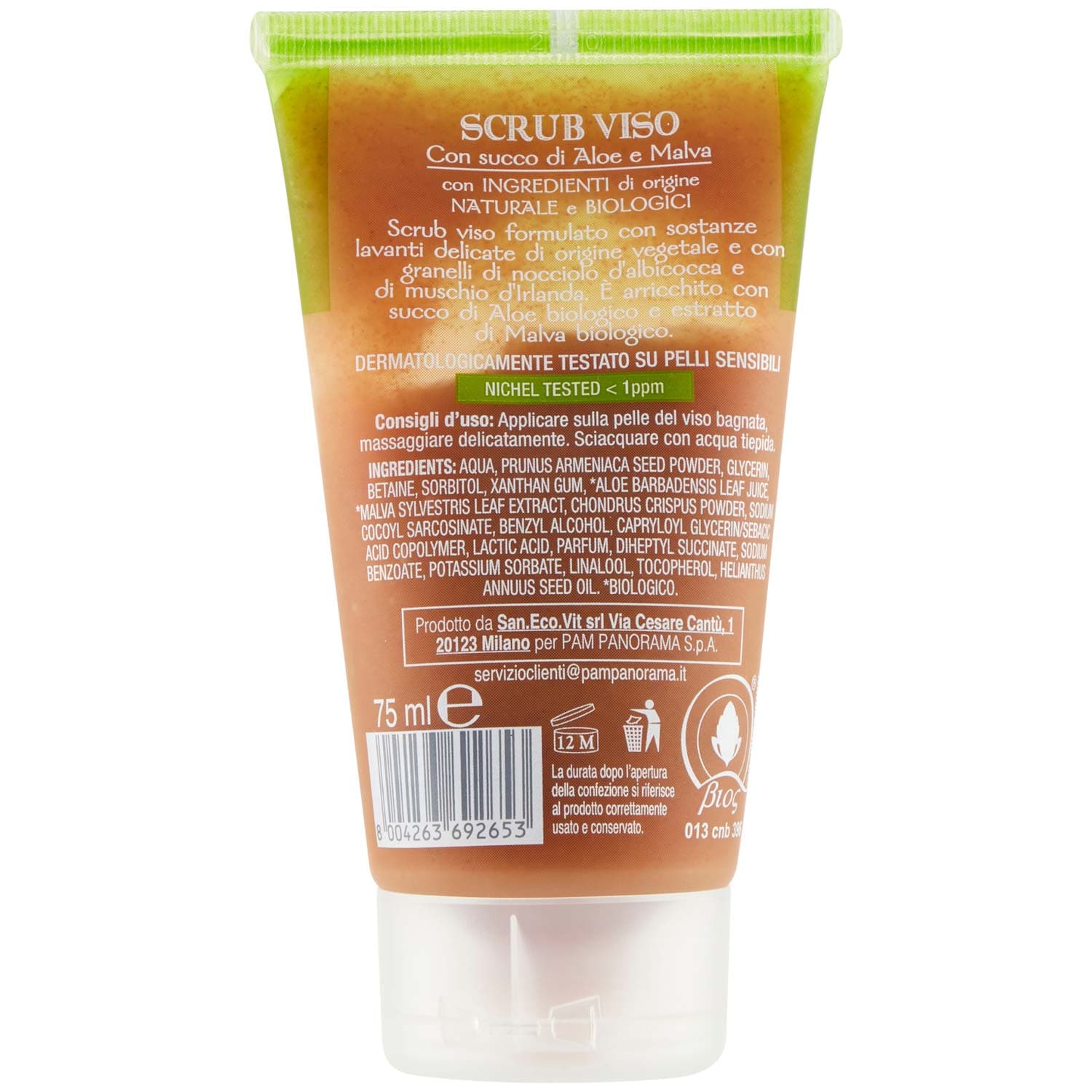 ARKALIA BIO Scrub Viso con succo di Aloe e Malva 75 ml – immagine 4