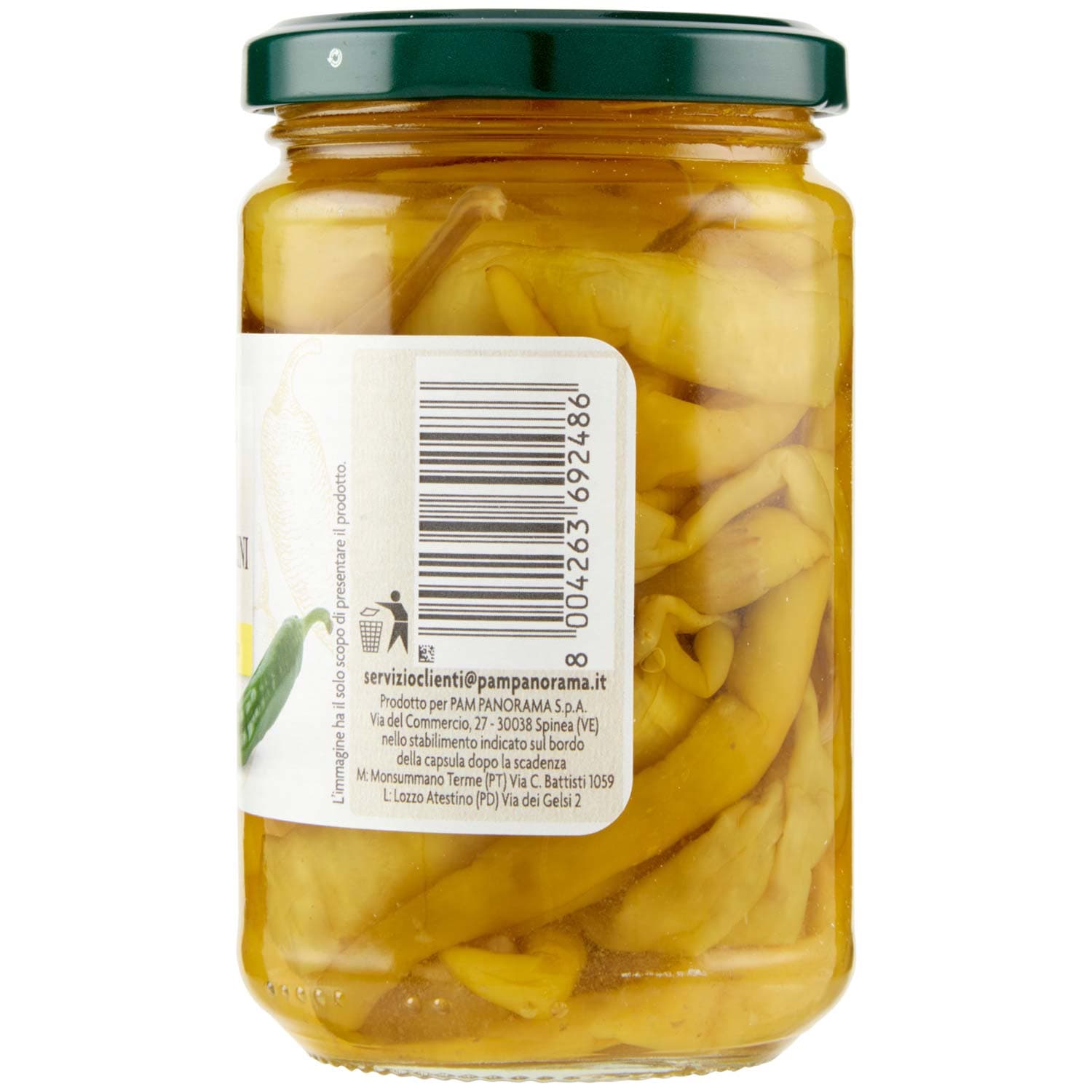 PAM Qualità per te Peperoncini verdi in aceto di vino 250 g – immagine 5