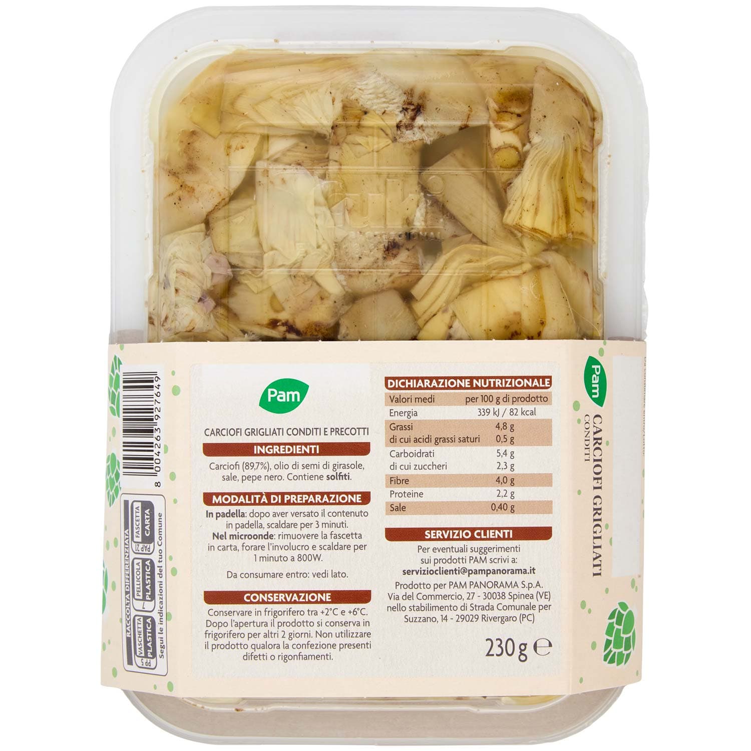 FRESCHE BONTÁ Carciofi Grigliati 230 g – immagine 4