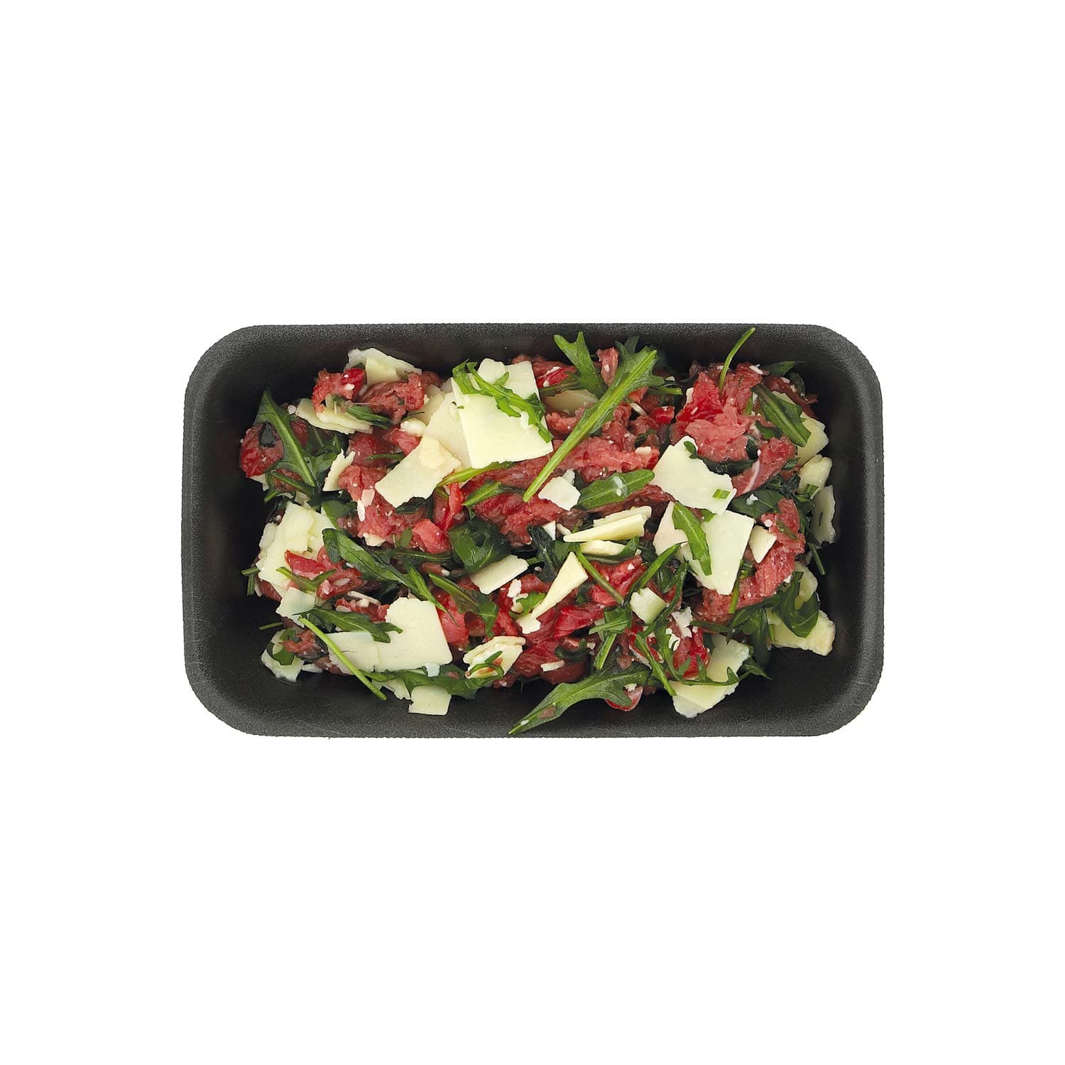 Straccetti bovino adulto con rucola e grana padano – immagine 2