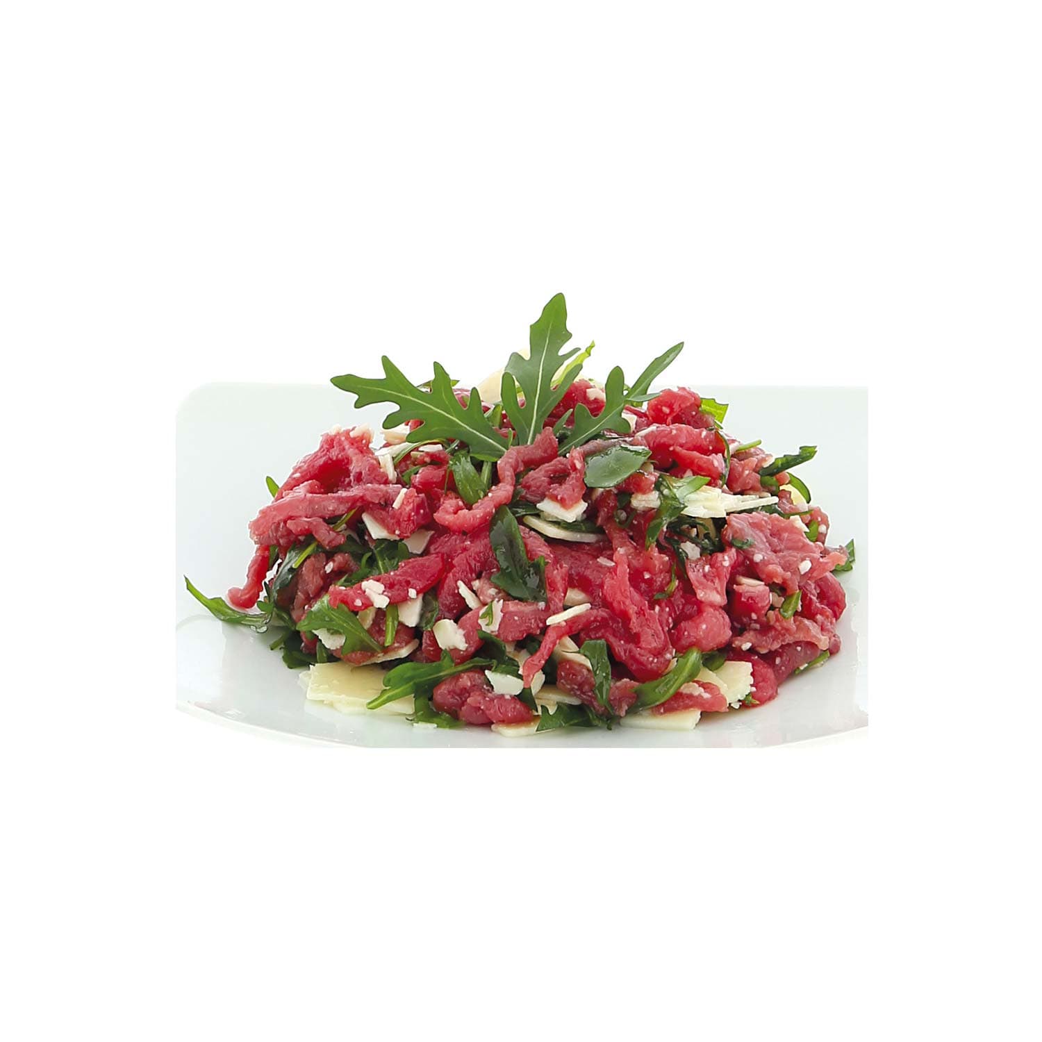 Straccetti bovino adulto con rucola e grana padano – immagine 3