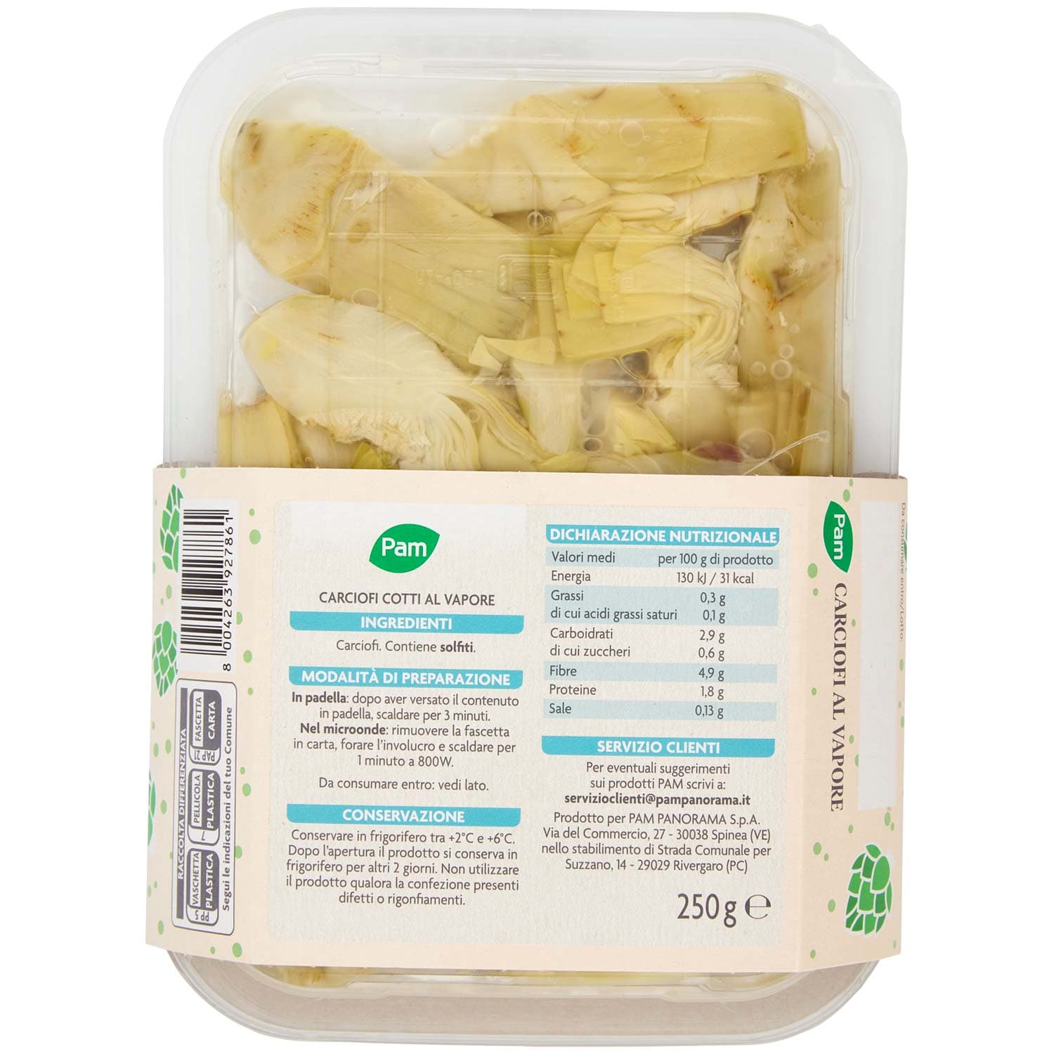 FRESCHE BONTÁ Carciofi al Vapore 250 g – immagine 4