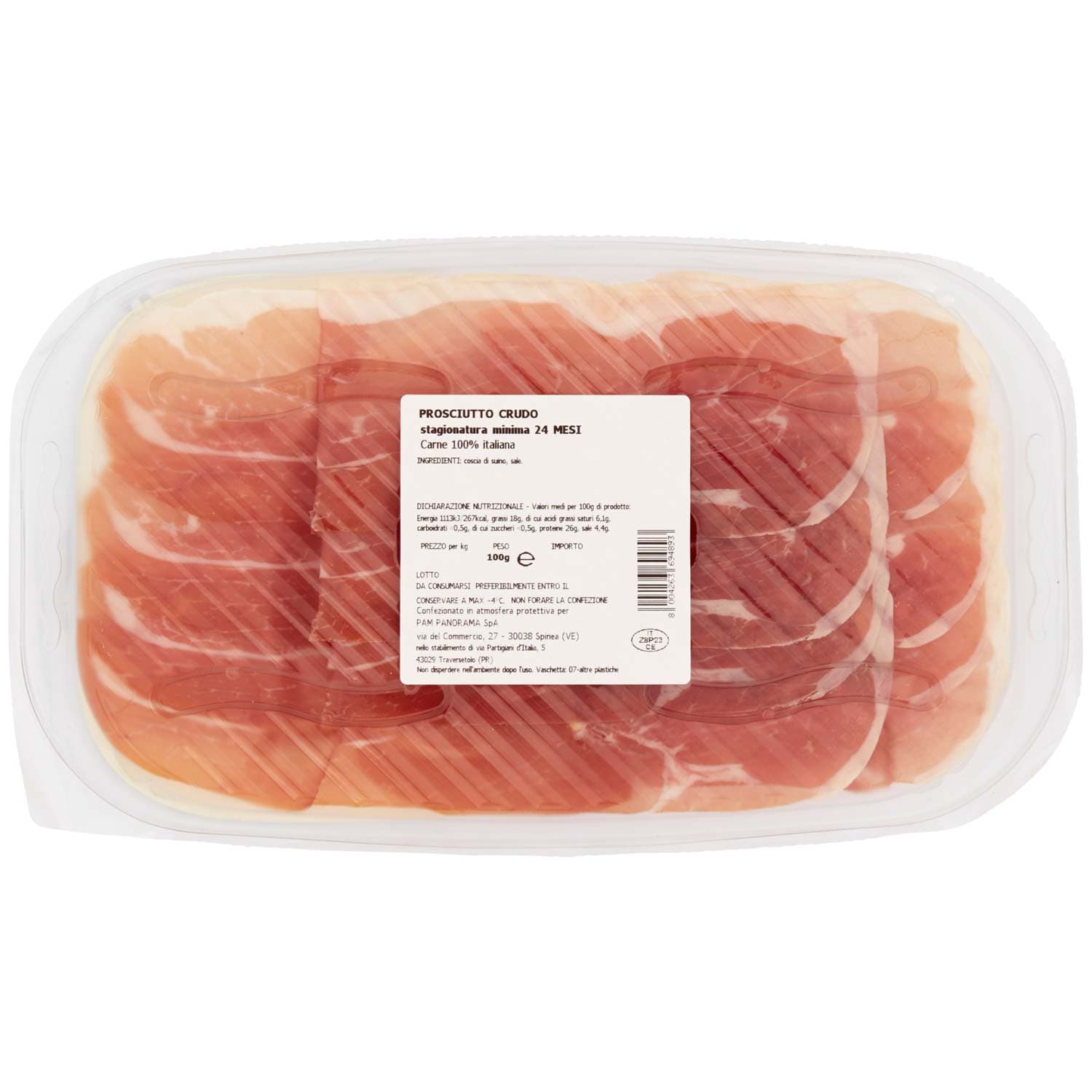 Salumeria Artigiana Prosciutto Crudo Ruliano 24 mesi 100 g – immagine 4