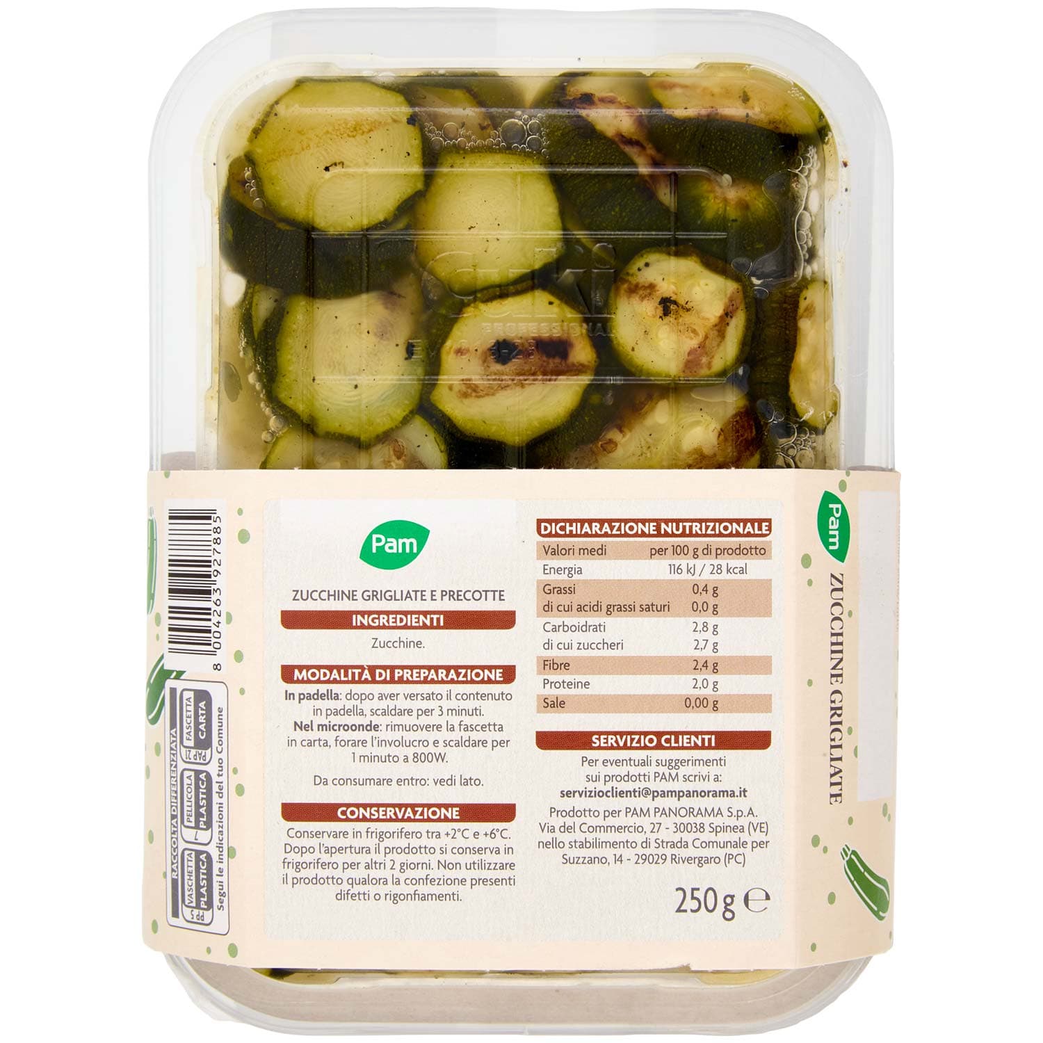 FRESCHE BONTÁ Zucchine Grigliate 250 g – immagine 4