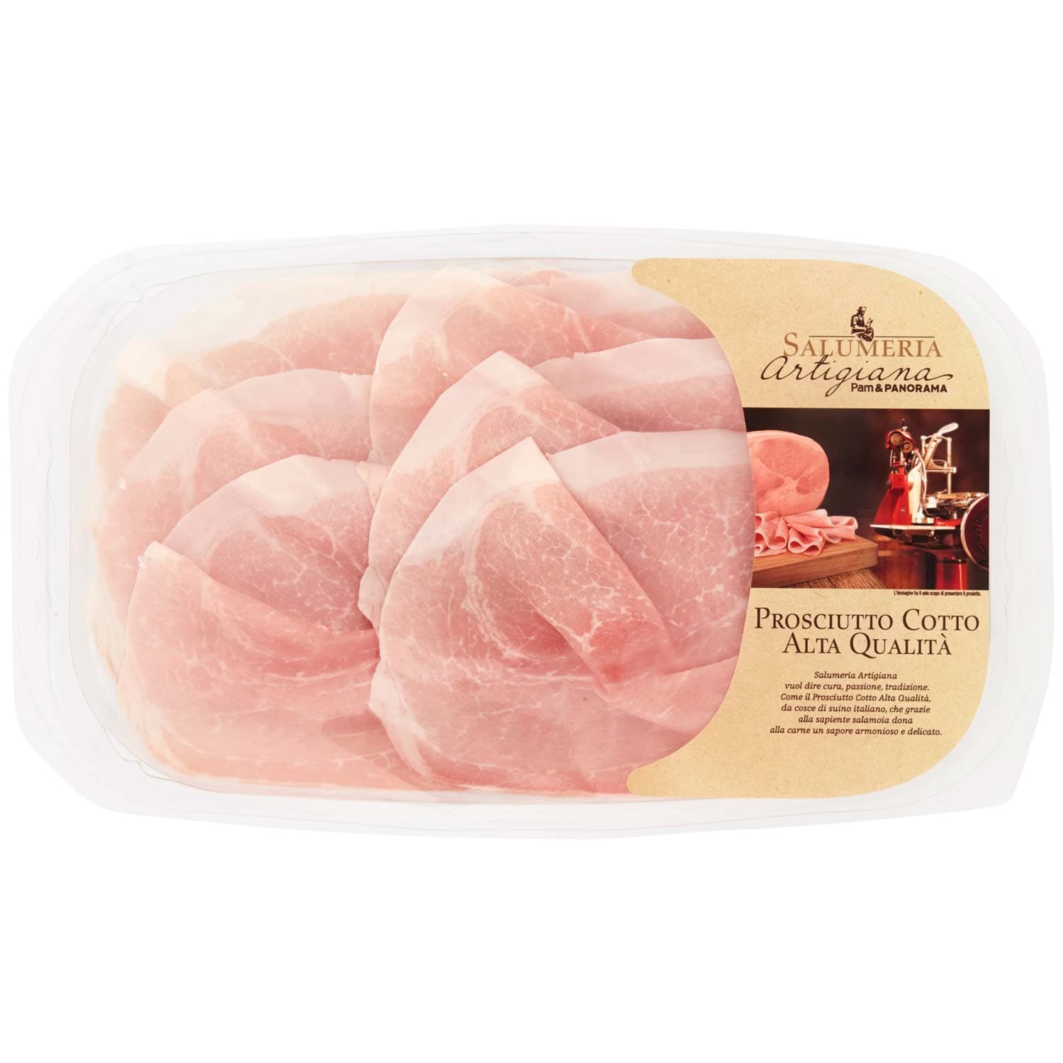 Salumeria Artigiana Prosciutto Cotto Alta Qualità 120 g – immagine 2