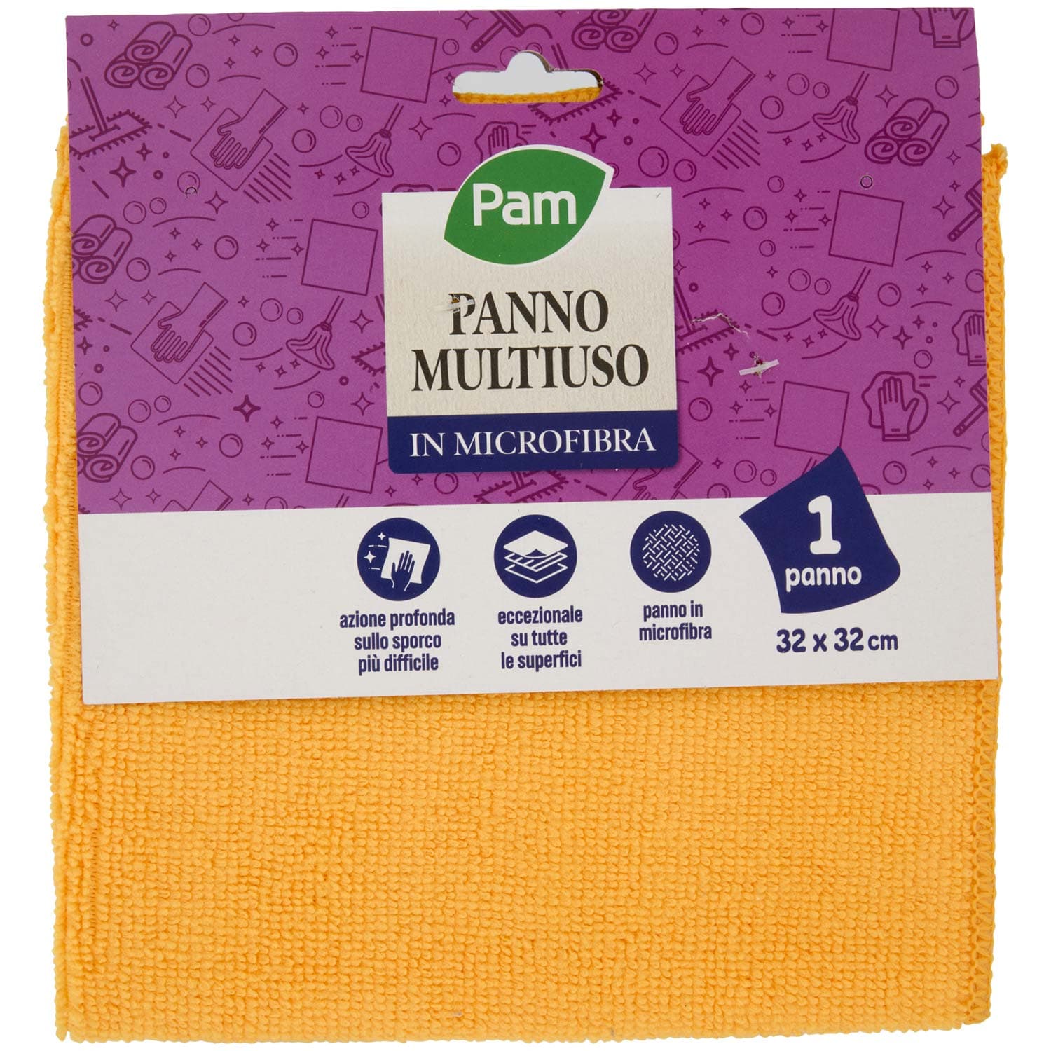 PAM Panno Multiuso in Microfibra 32 x 32 cm 1 pz – immagine 2