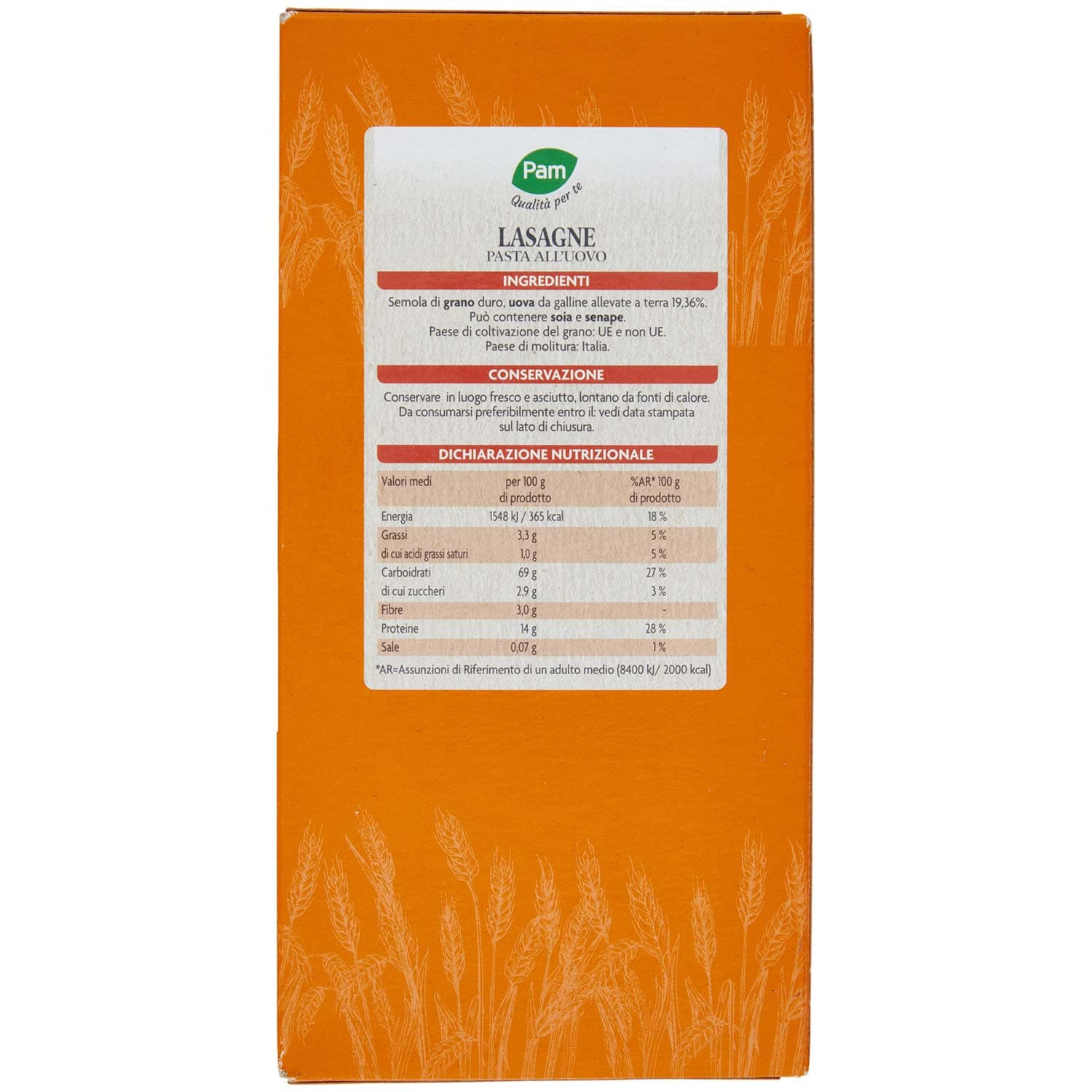 PAM Qualità per te Lasagne 500 g – immagine 4