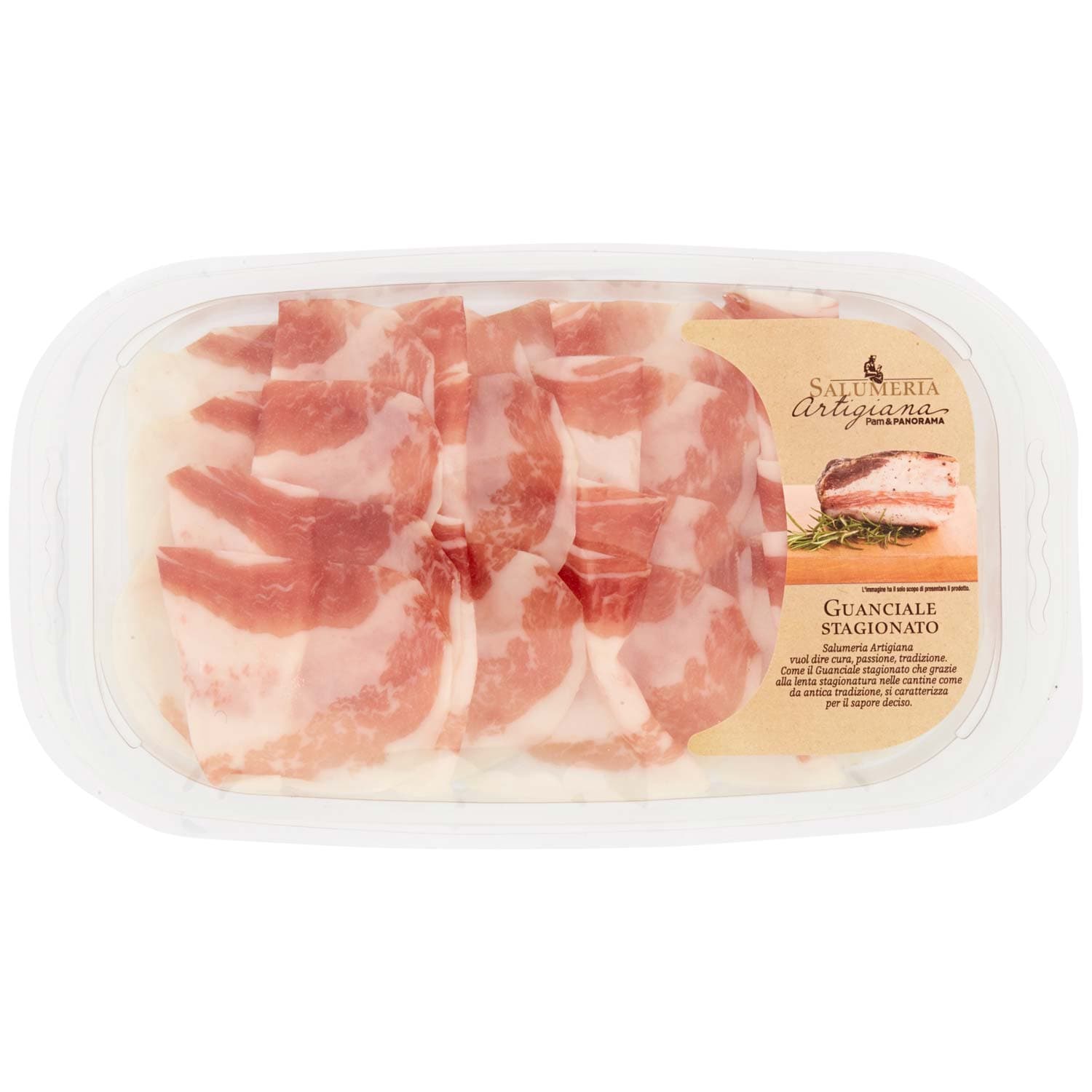 Salumeria Artigiana Guanciale Stagionato 80 g – immagine 2