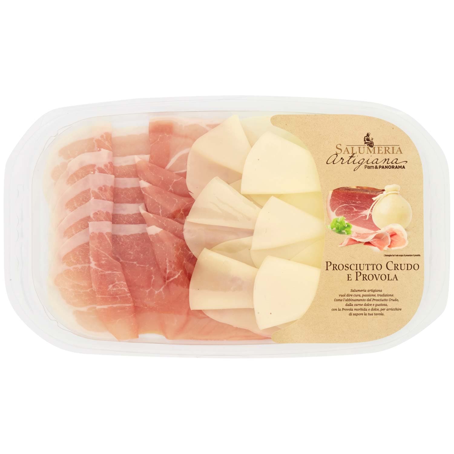 Salumeria Artigiana Prosciutto Crudo e Provola 120 g – immagine 2