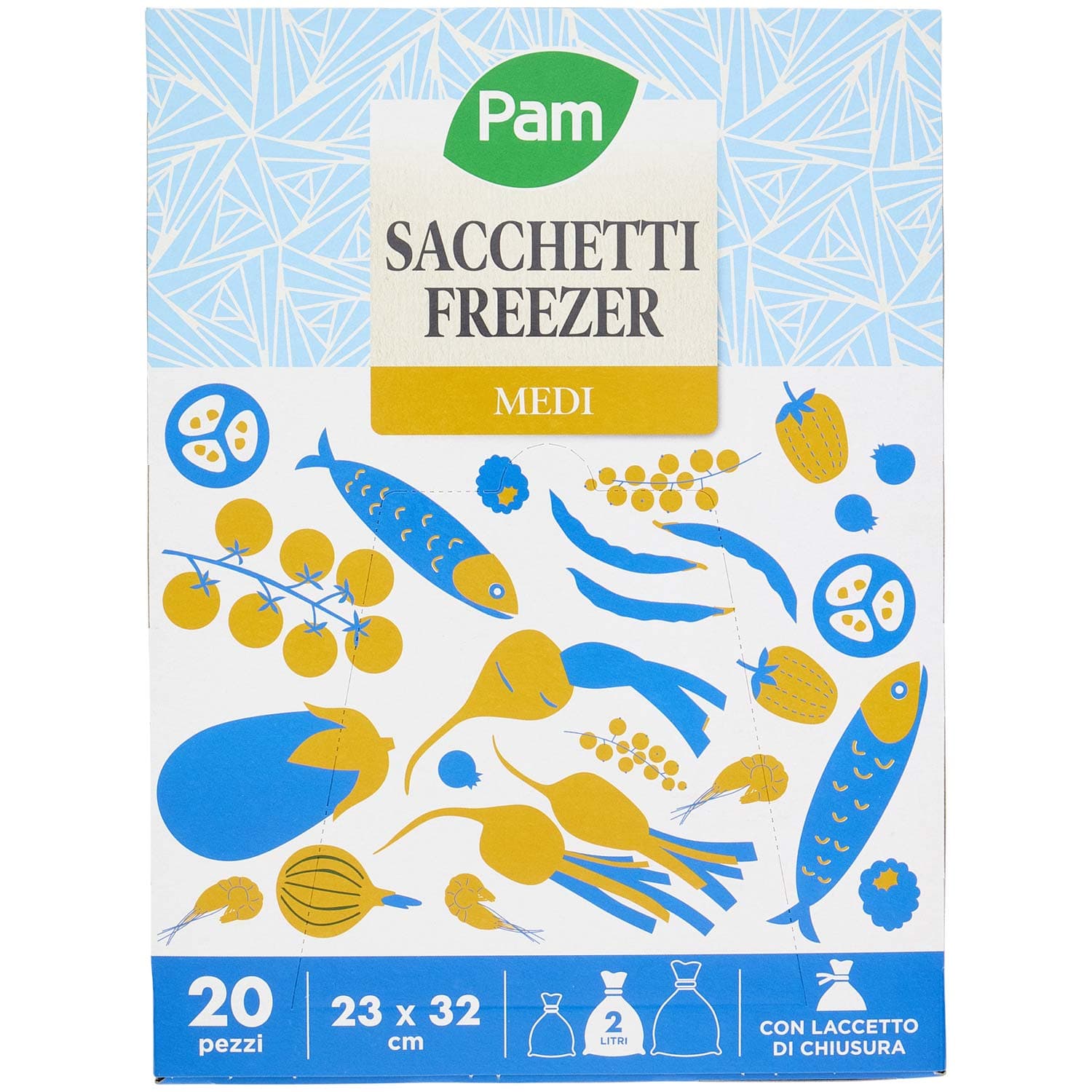 PAM PANORAMA Sacchetti Freezer 23x32 cm 20 pz – immagine 2