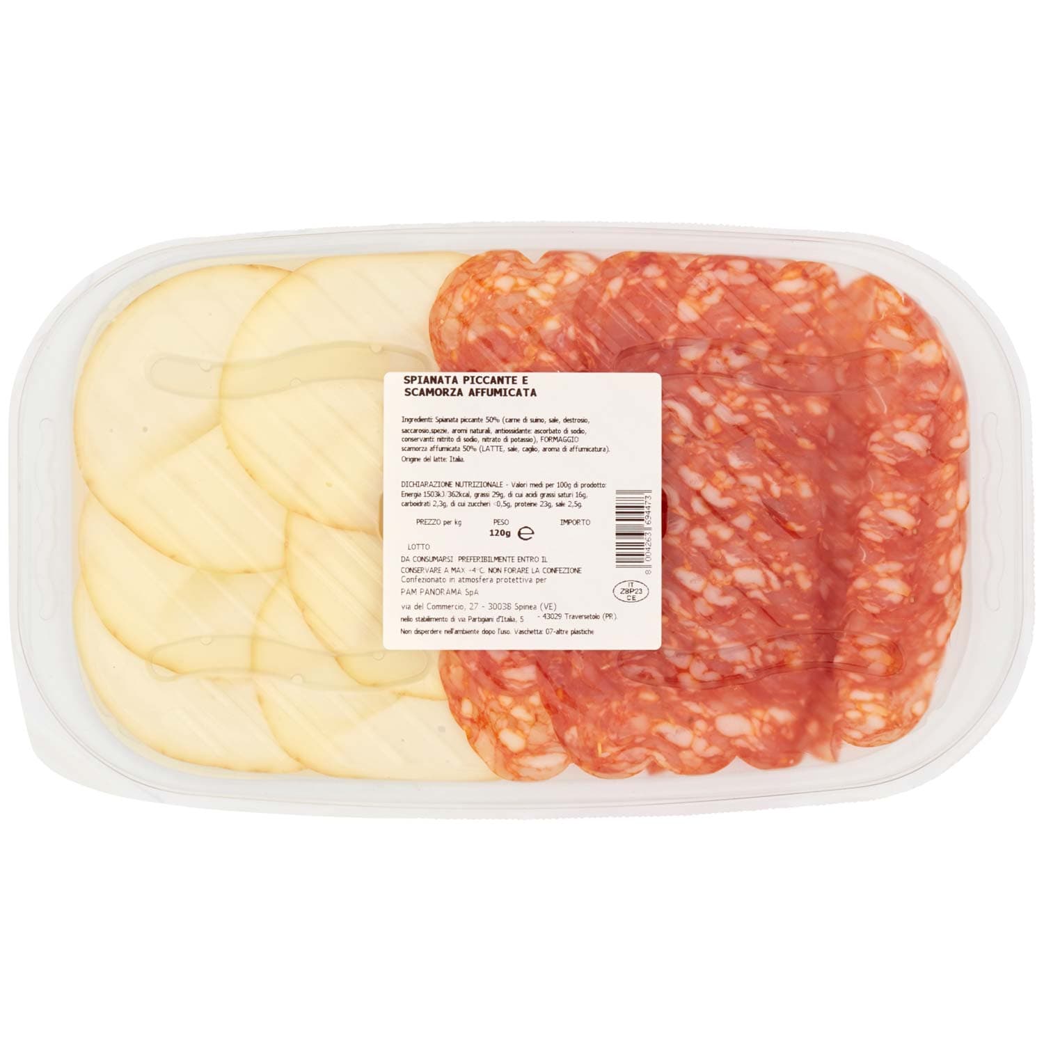 Salumeria Artigiana Spianata Piccante e Scamorza 120 g – immagine 4