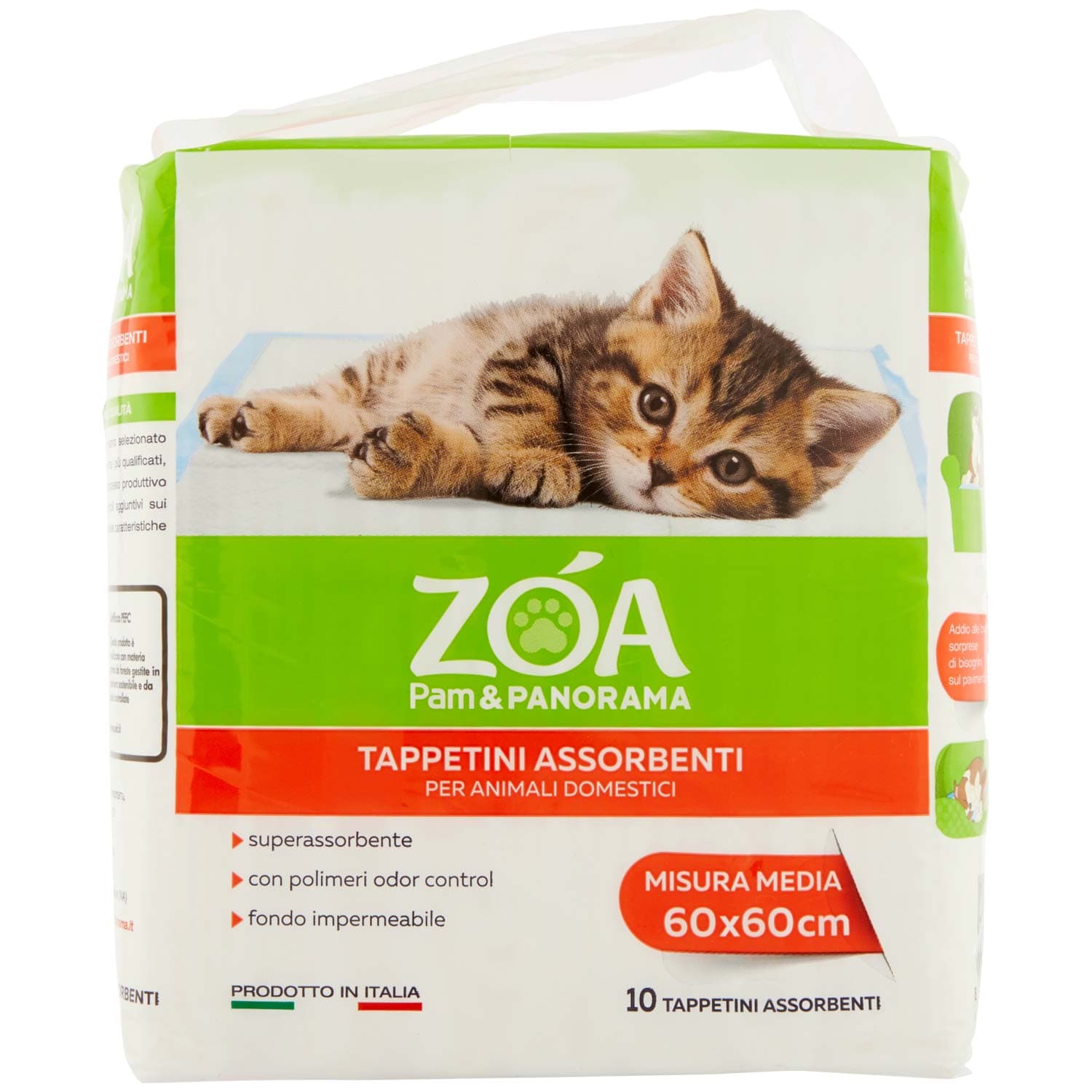 ZOA Tappetini Assorbenti per Animali Domestici Misura Media 60x60cm 10 pz – immagine 4