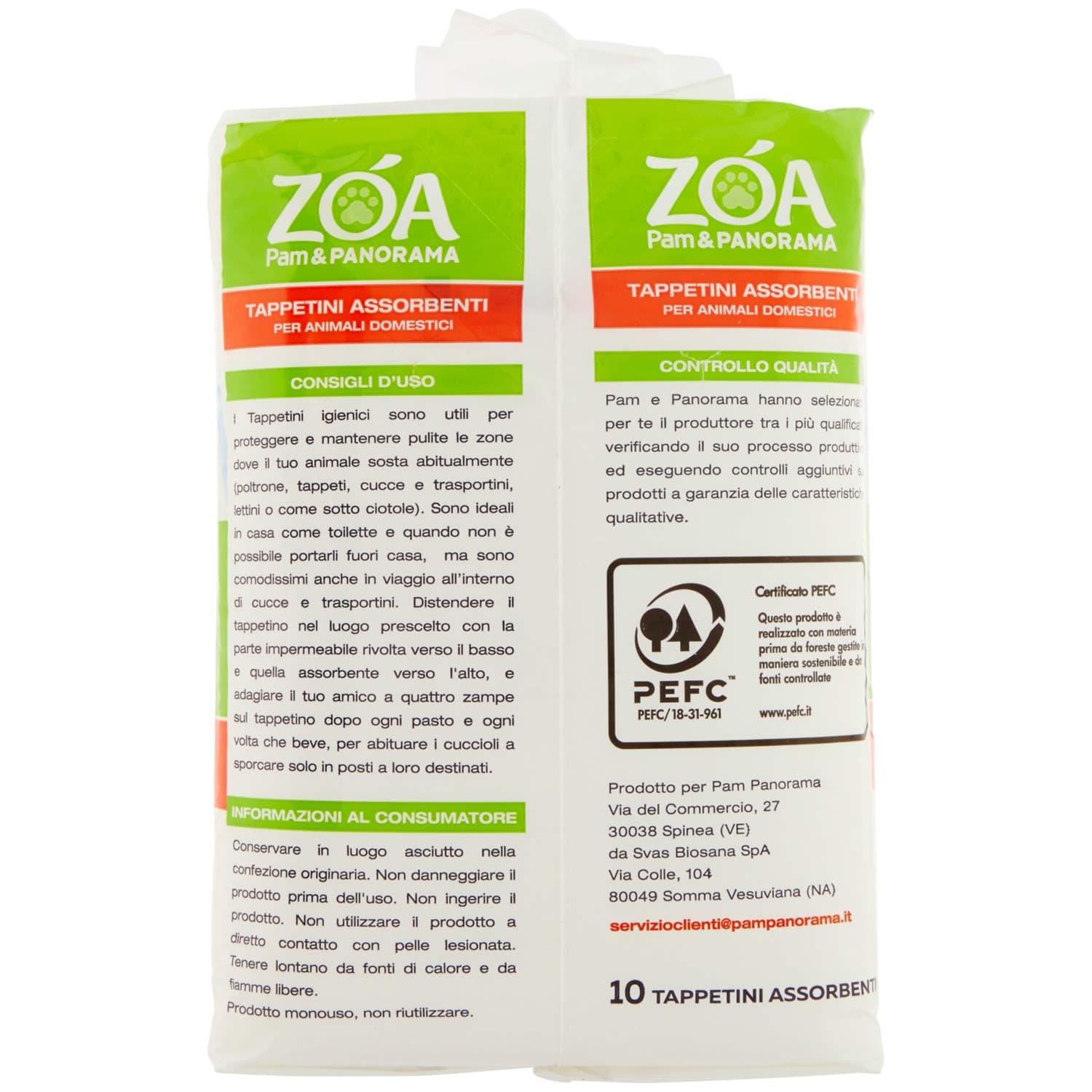 ZOA Tappetini Assorbenti per Animali Domestici Misura Media 60x60cm 10 pz – immagine 5