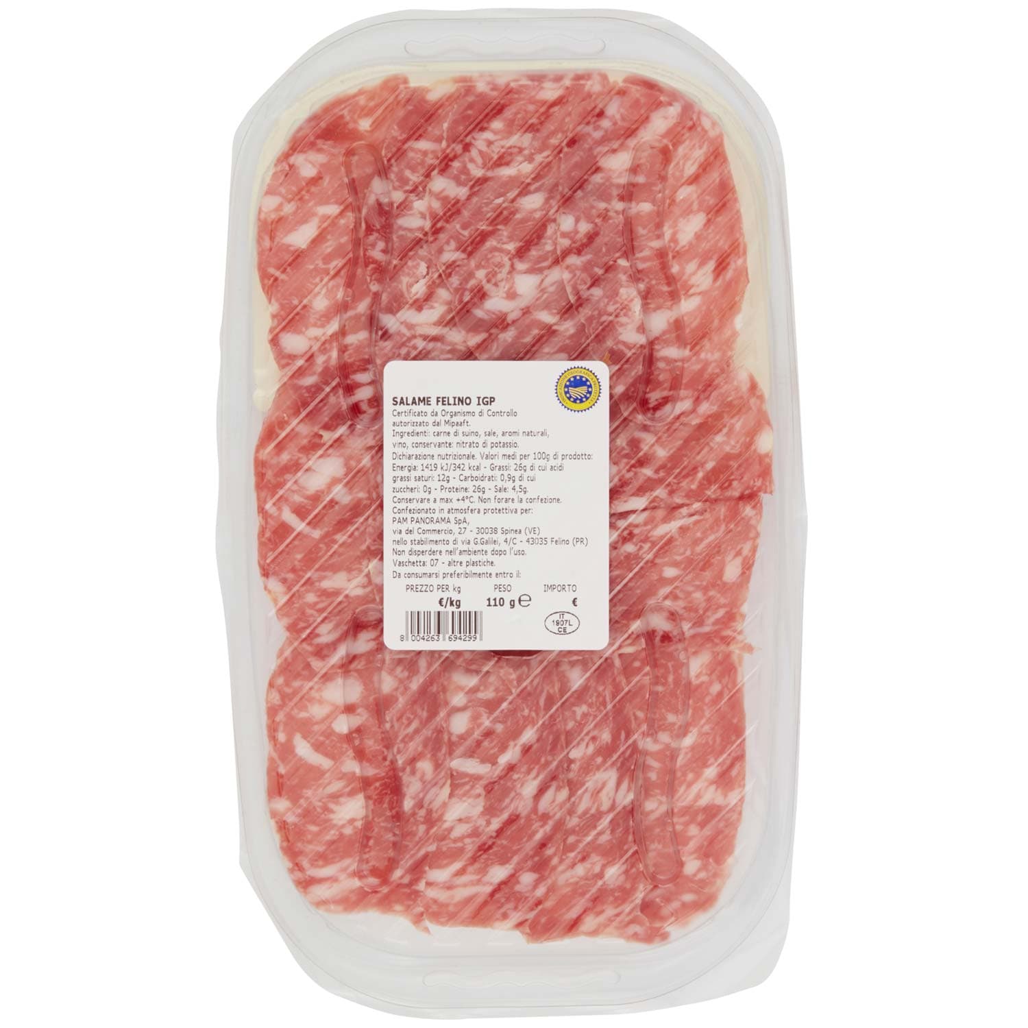 Salumeria Artigiana Salame Felino IGP 110 g – immagine 4
