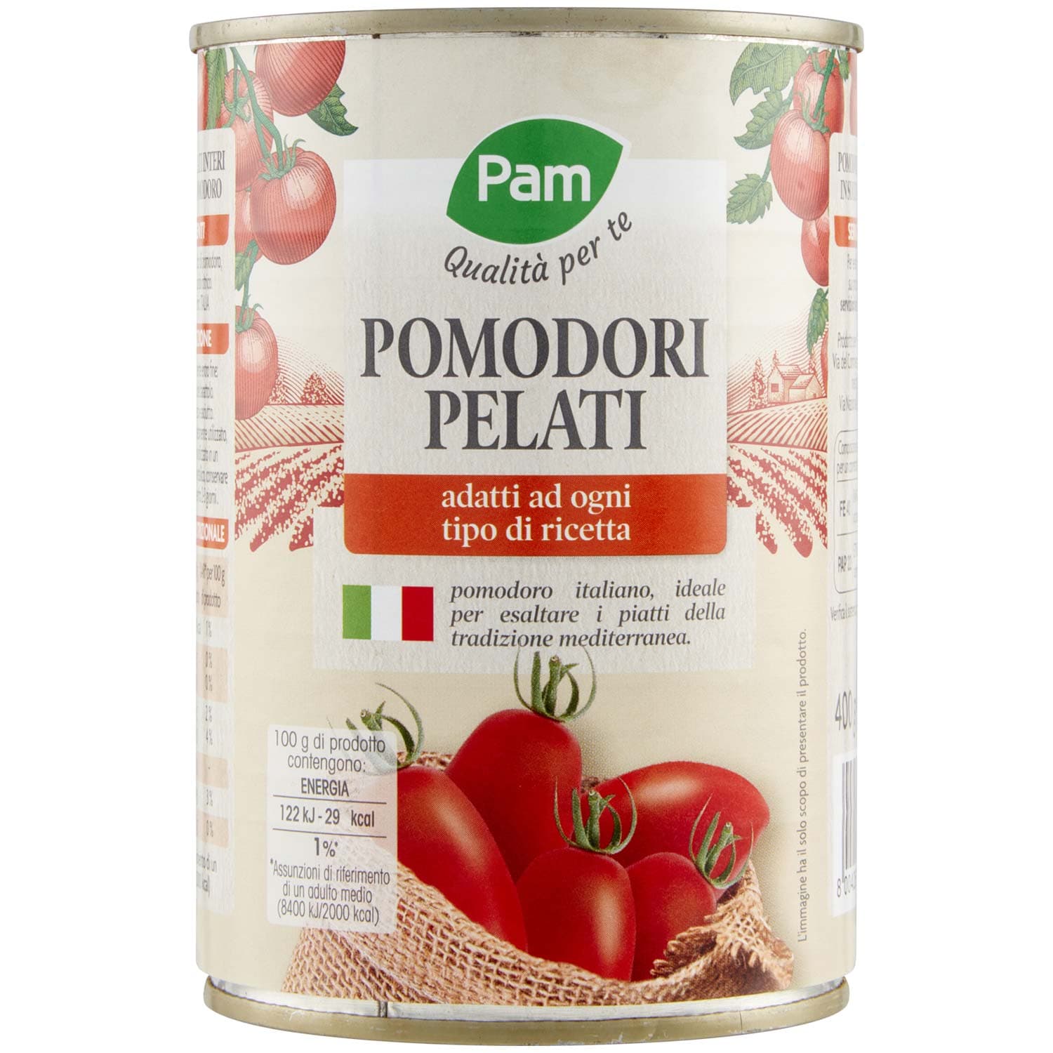 PAM PANORAMA Pomodori Pelati Interi 400 g – immagine 2