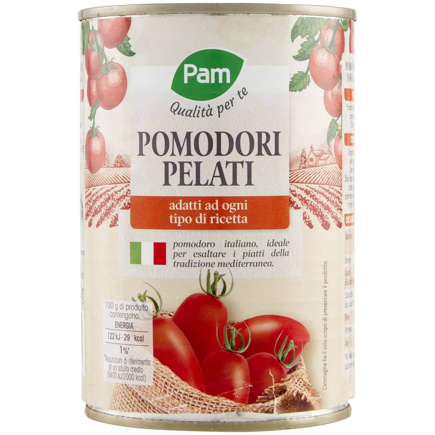 PAM PANORAMA Pomodori Pelati Interi 400 g – immagine 4
