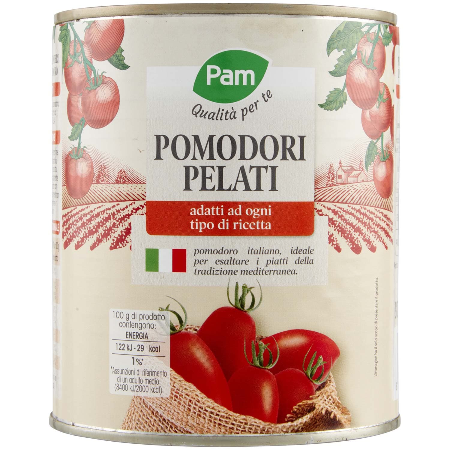 PAM PANORAMA Pomodori Pelati Interi 800 g – immagine 2