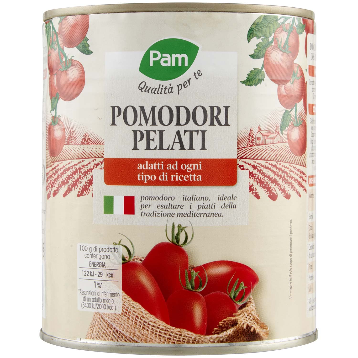 PAM PANORAMA Pomodori Pelati Interi 800 g – immagine 4