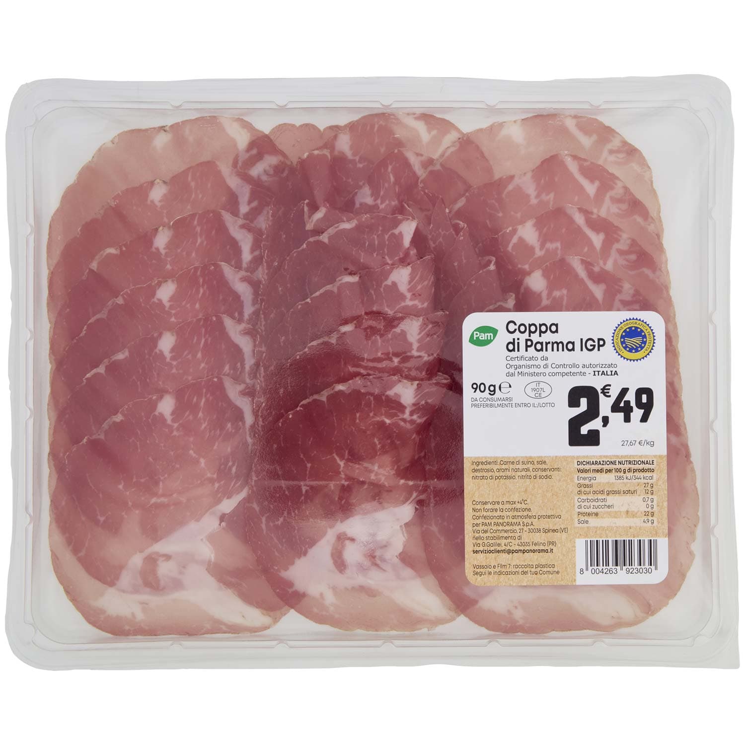 PAM Coppa di Parma IGP 90 g – immagine 2