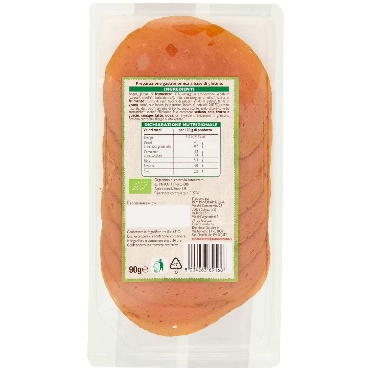 BIO Affettato vegetale delicato Biologico 90 g – immagine 4