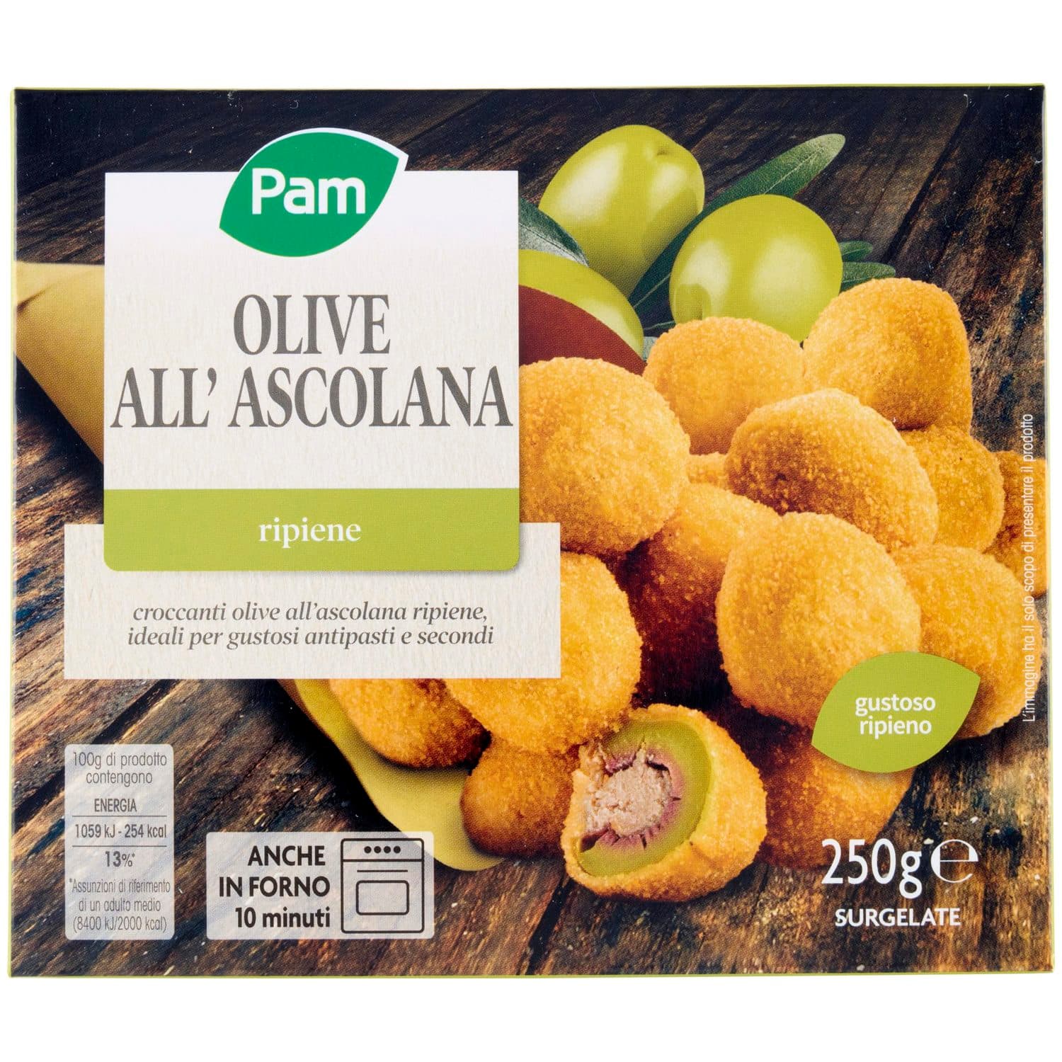 PAM PANORAMA Olive all'Ascolana surgelate 250 g – immagine 2