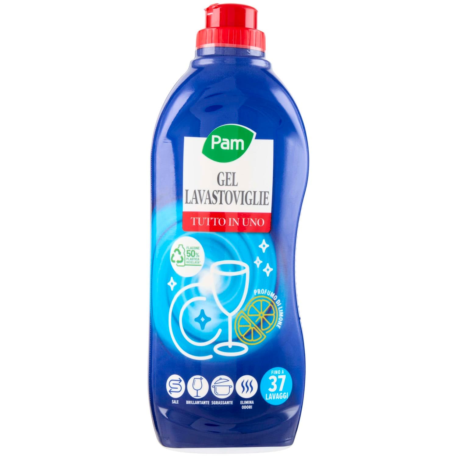PAM Gel Lavastoviglie Tutto in Uno Profumo di Limone 750 mL – immagine 2