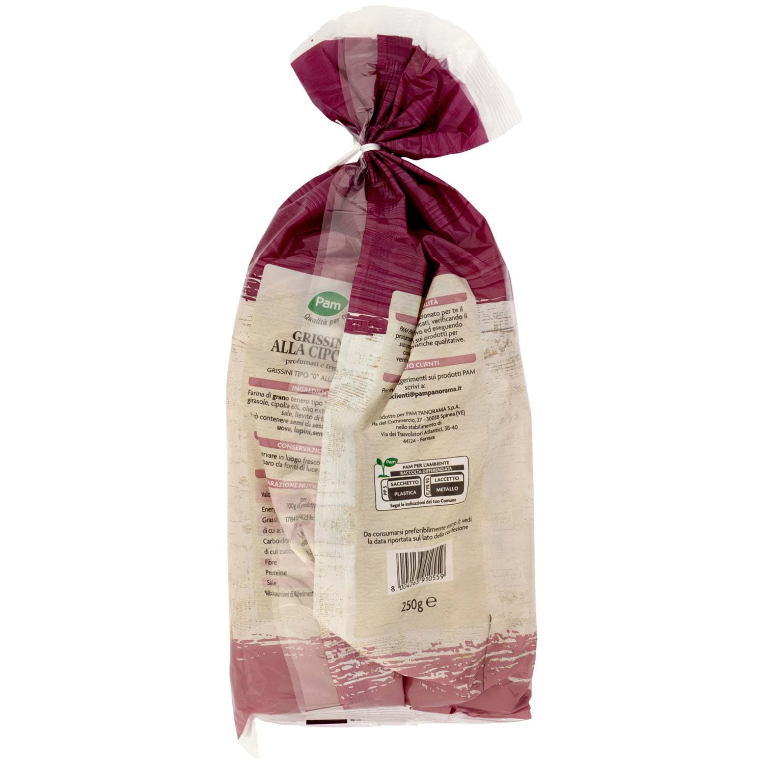 PAM Qualità per te Grissini alla Cipolla 250 g – immagine 4