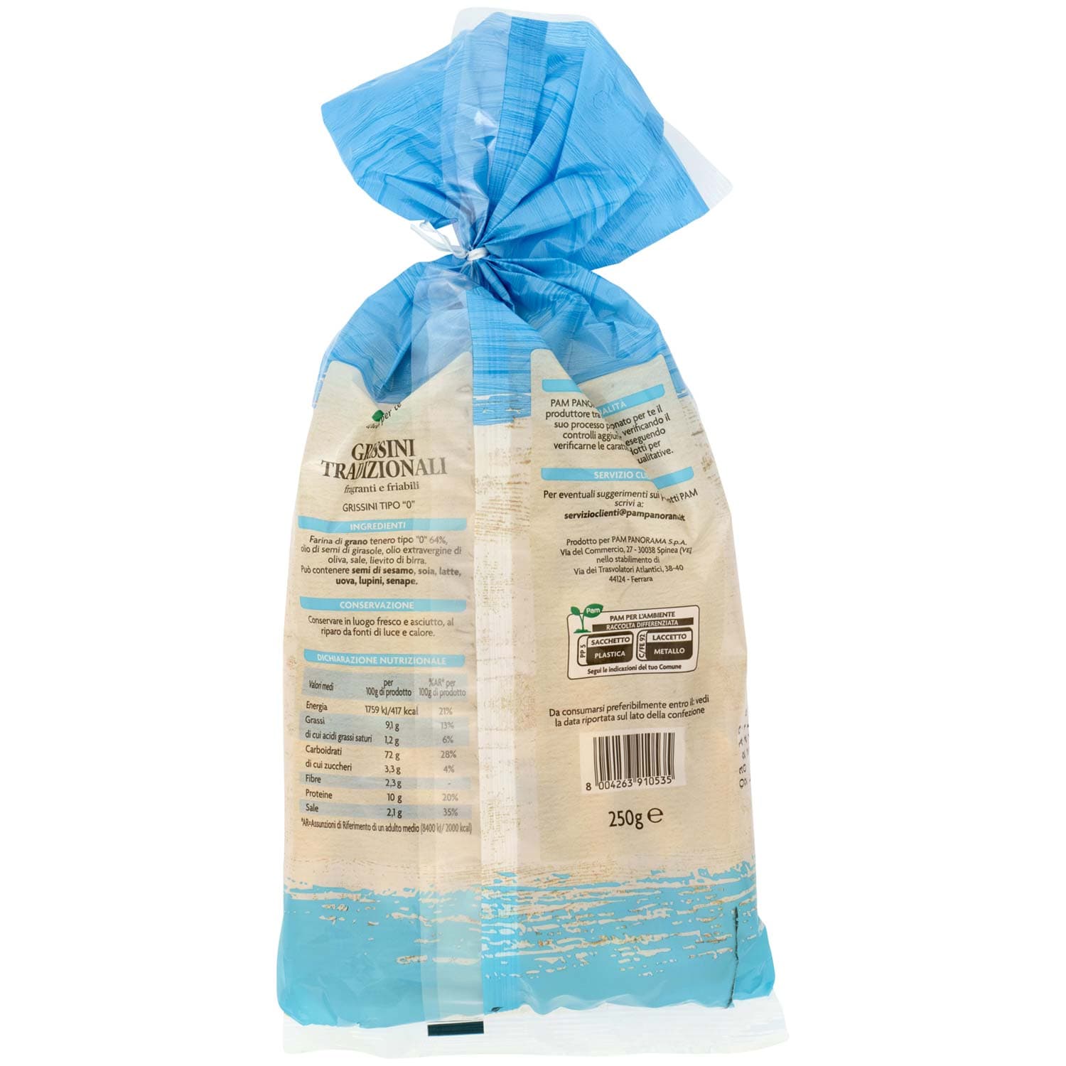 PAM Qualità per te Grissini Tradizionali 250 g – immagine 4
