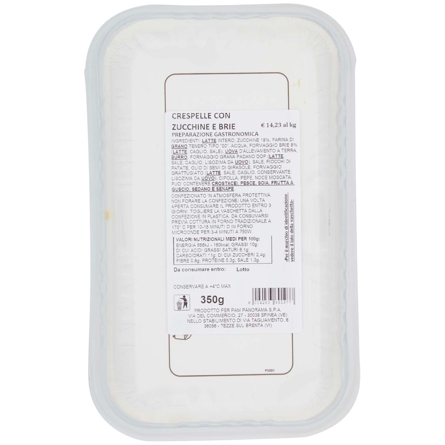 FRESCHE BONTA' Crespelle con Zucchine e Brie 350 g – immagine 4