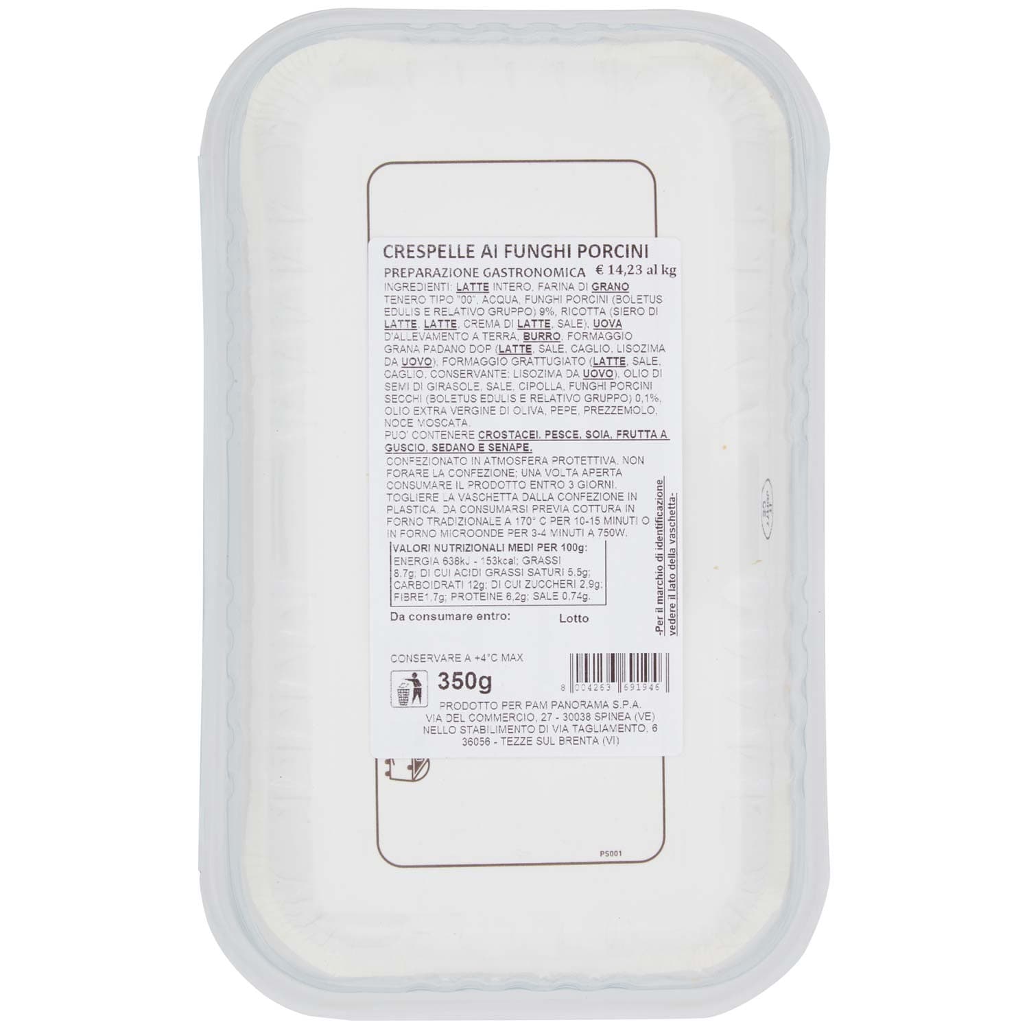 FRESCHE BONTA' Crespelle ai Funghi Porcini 350 g – immagine 4