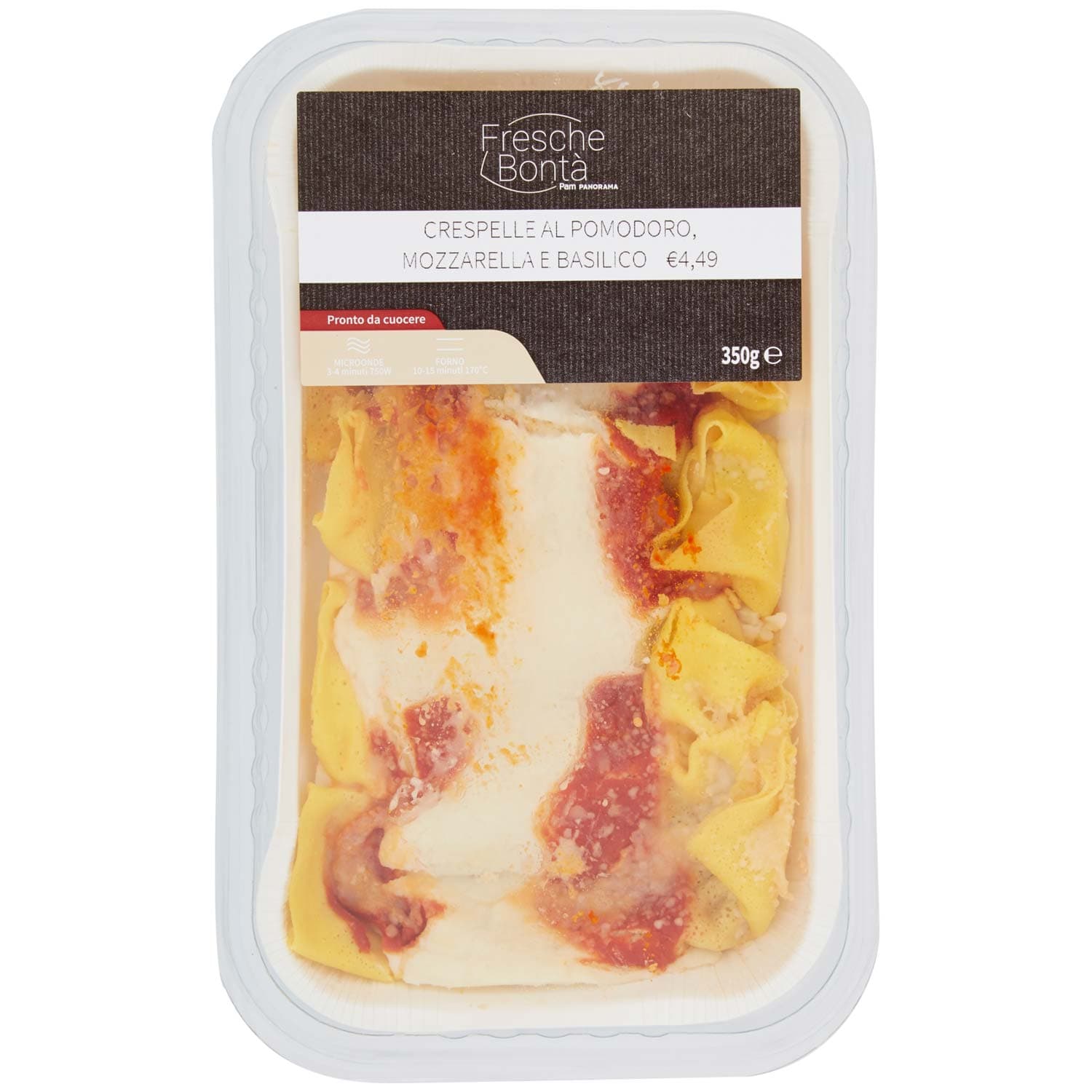 FRESCHE BONTA' Crespelle al Pomodoro, Mozzarella e Basilico 350 g – immagine 2