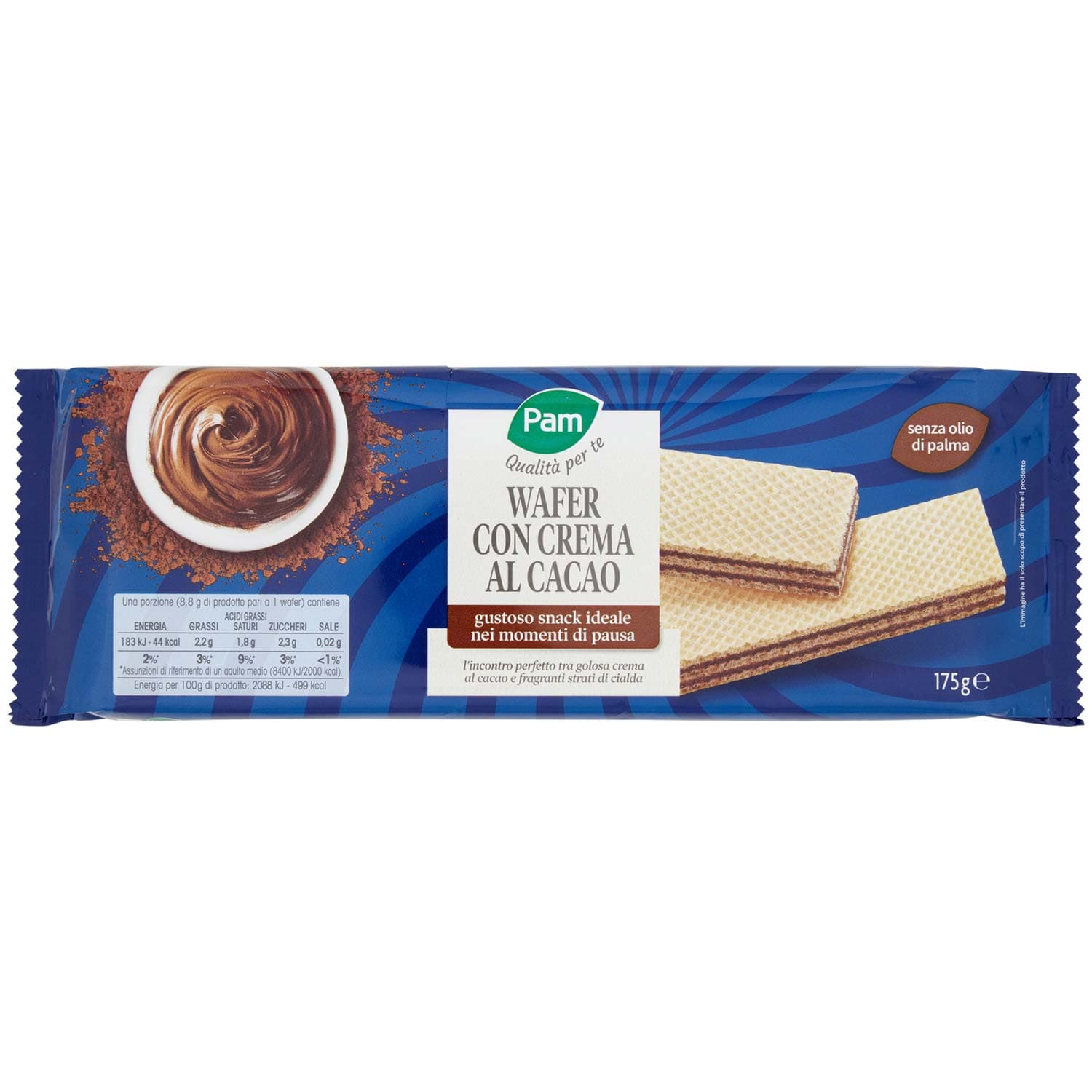 PAM PANORAMA Wafer con crema al cacao 175 g – immagine 2