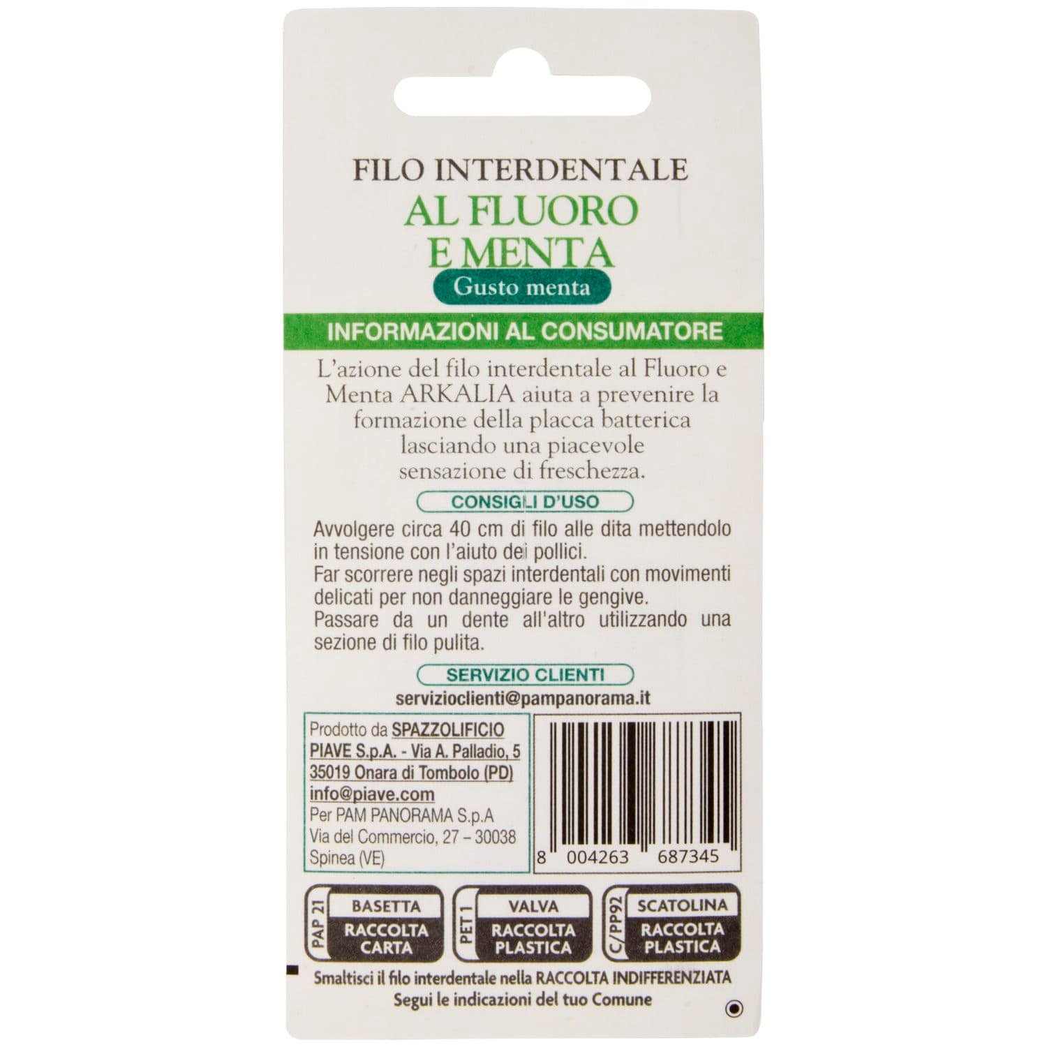 Dentonet Pharma+ Filo Interdentale Fluoro e Menta 50 m. – immagine 4