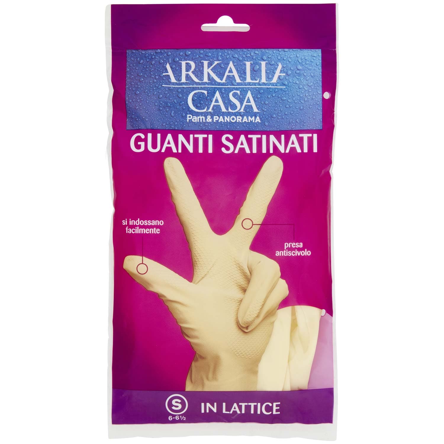 ARKALIA CASA Guanti Satinati in Lattice S - 6-6Ω 1 Paio – immagine 2