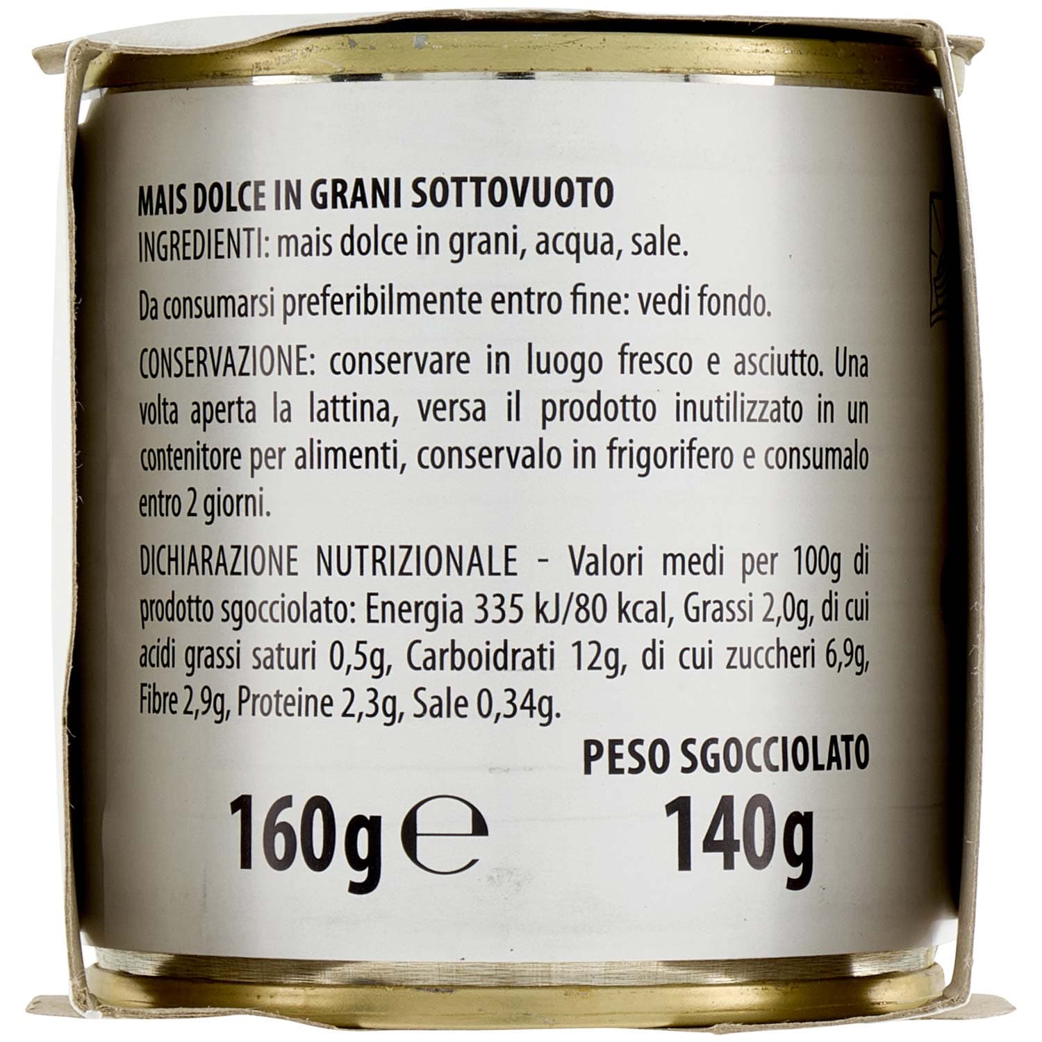 TESORI DELL'ARCA Mais Dolce 3 x 160 g – immagine 3