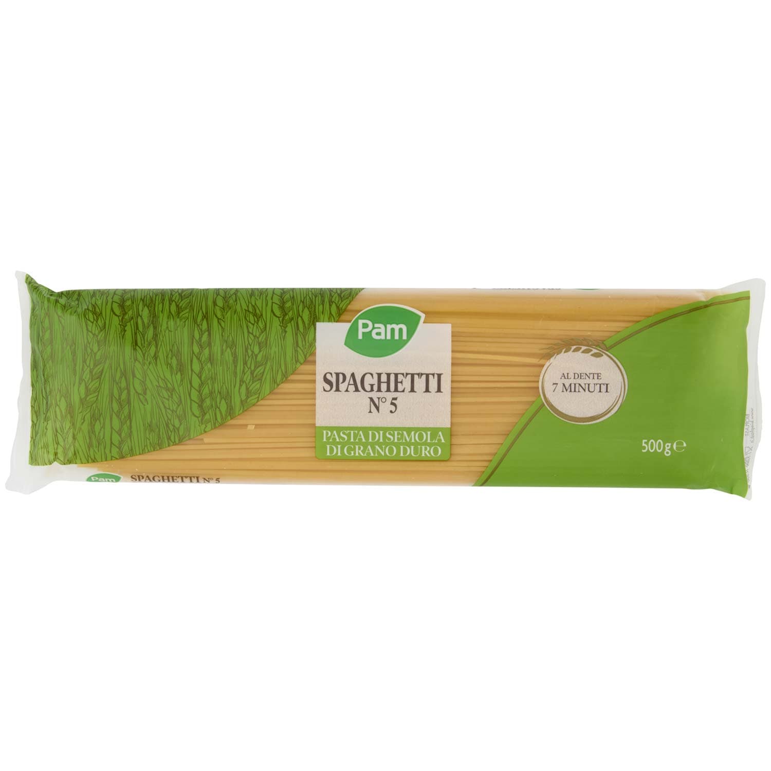 PAM Spaghetti N° 5 Pasta di Semola di Grano Duro 500 g – immagine 2