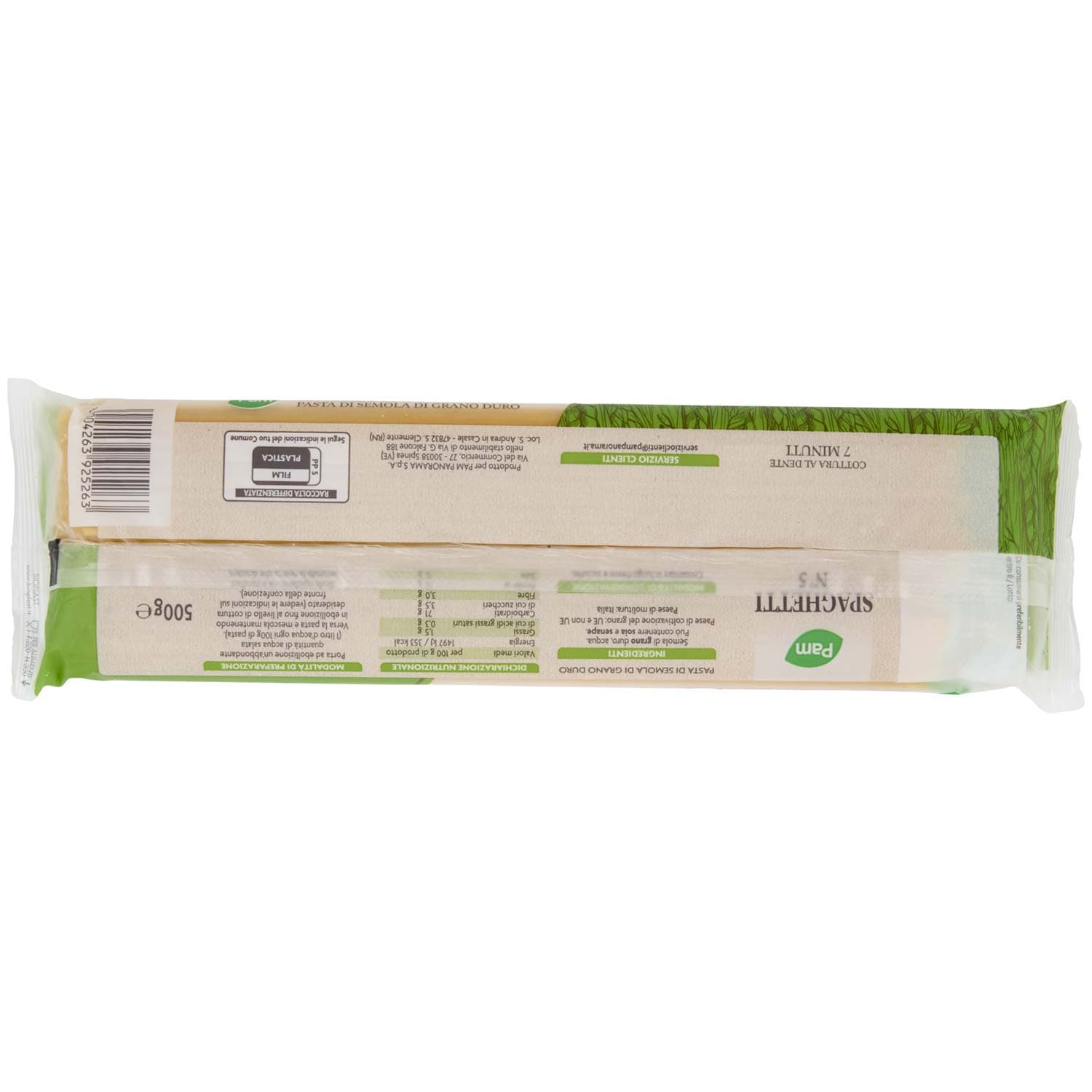 PAM Spaghetti N° 5 Pasta di Semola di Grano Duro 500 g – immagine 4