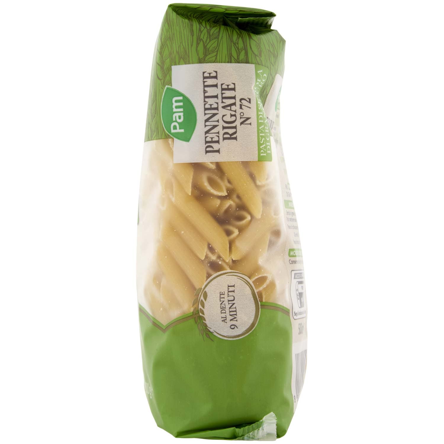 PAM Pennette Rigate N° 72 Pasta di Semola di Grano Duro 500 g – immagine 5