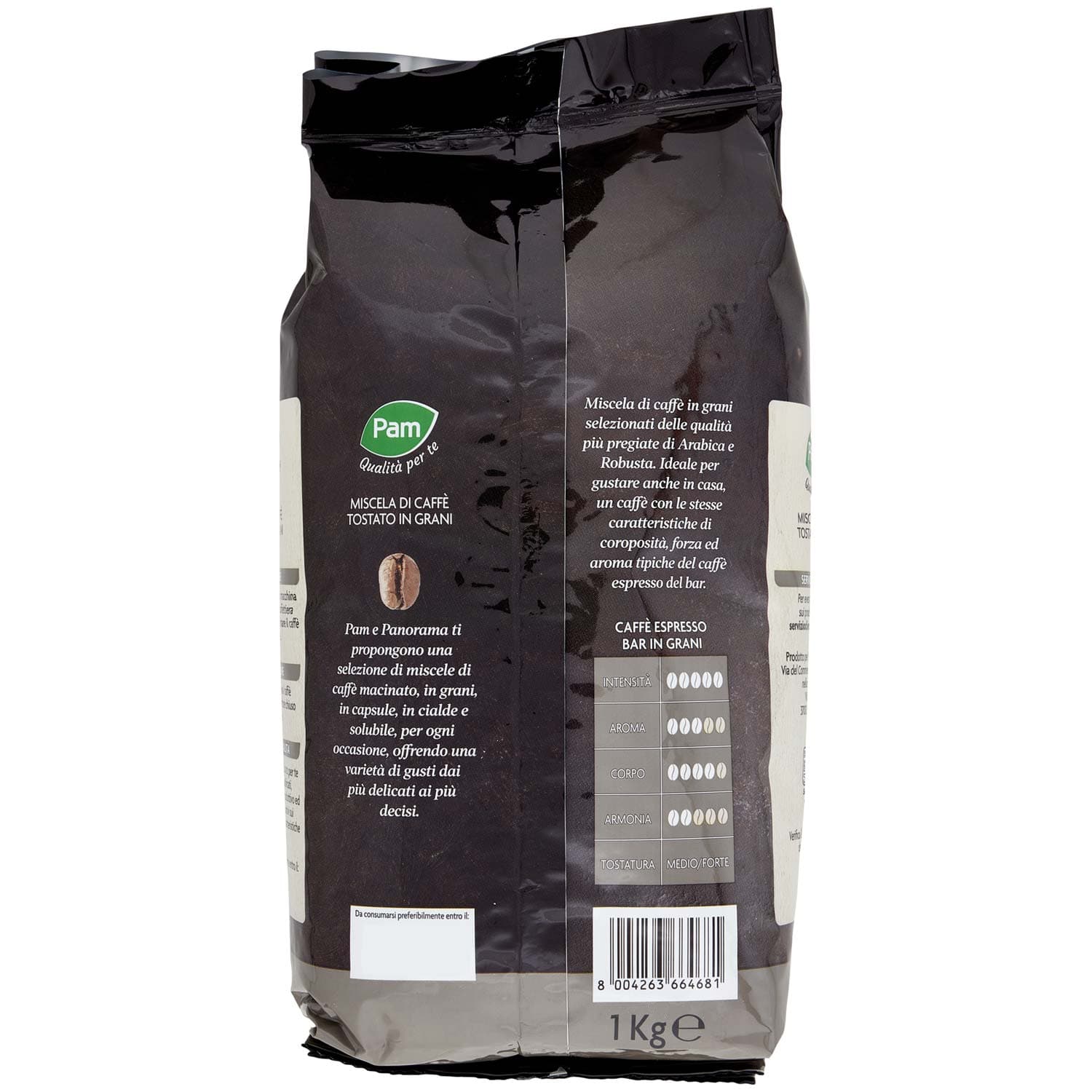 PAM PANORAMA Gran Aroma Bar caffè in grani 1 kg – immagine 4